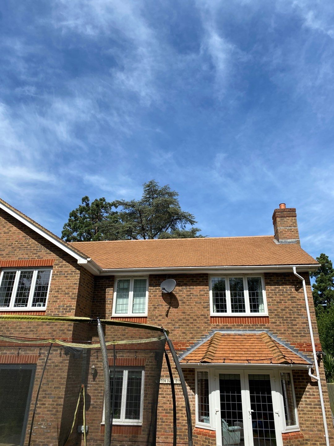 Roof Clean - Biocide Treatment using Honda 15lpm Low Pressure Washing Machine by Ges Exterior Cleaning ltd
