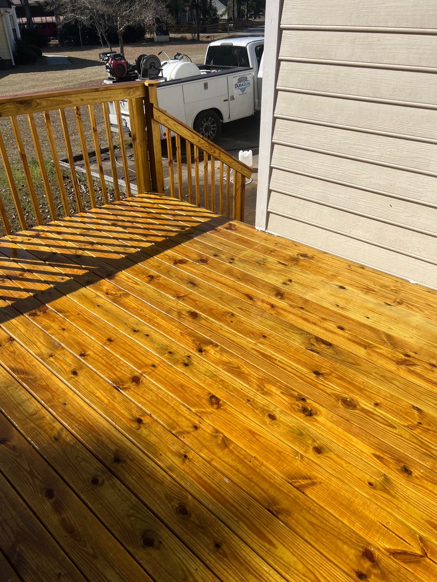 Deck using Wood Sealant by DuraSeal