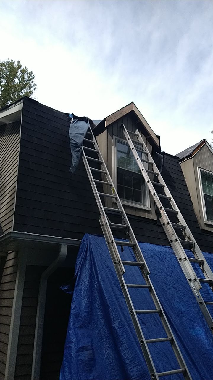Residential Roofing Installation using Owens Corning Duration, Driftwood by Absolute Roofing and Construction