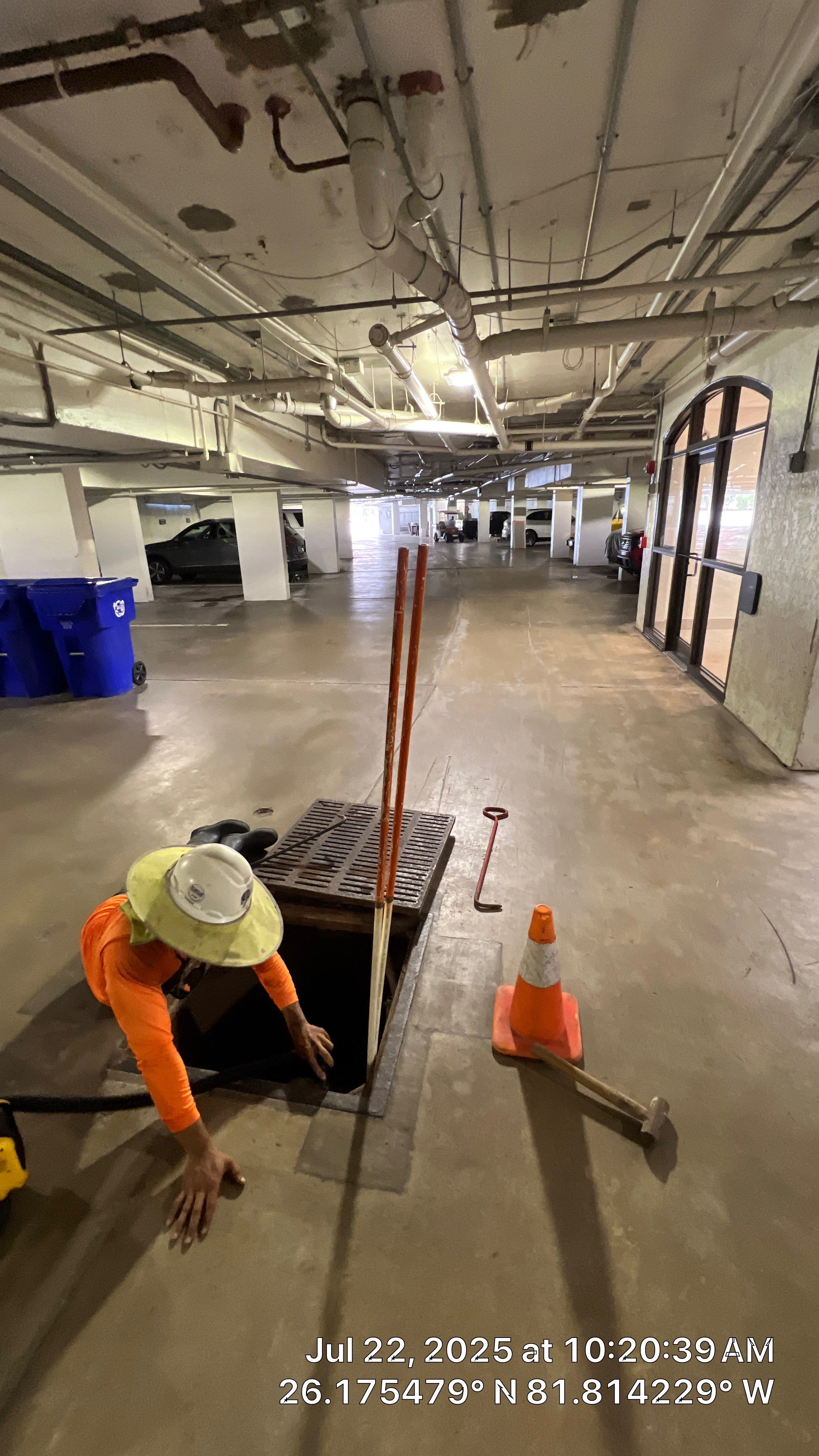 Naples Condo Complex Stormwater System Maintenance and Hurricane Cleanup by APS Power & Water