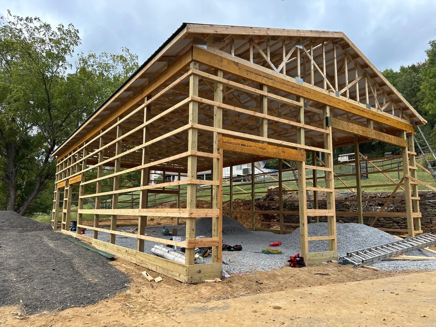 Large Garage Build by Bec Construction Llc