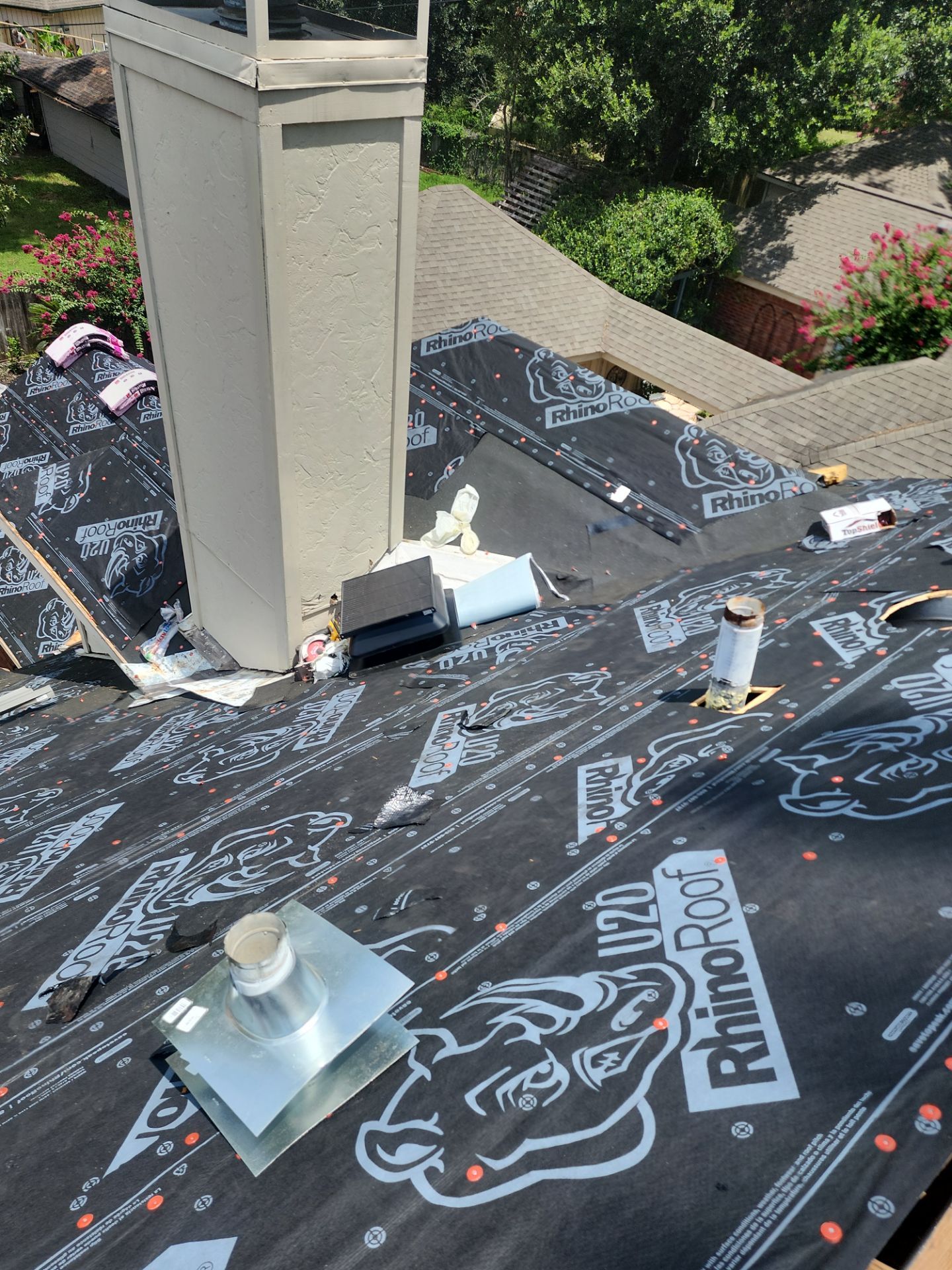 Residential Roofing Installation using Owen's Corning Duration (Lifetime) Shingles by Roof Repair Company