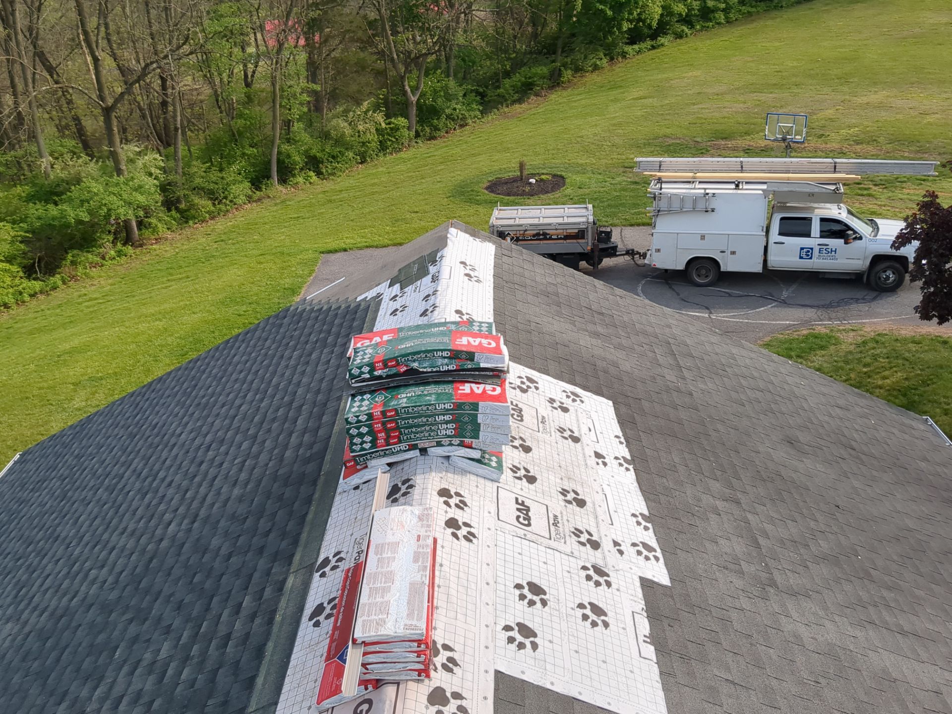 Asphalt Shingle Roof Replacement by Esh Builders