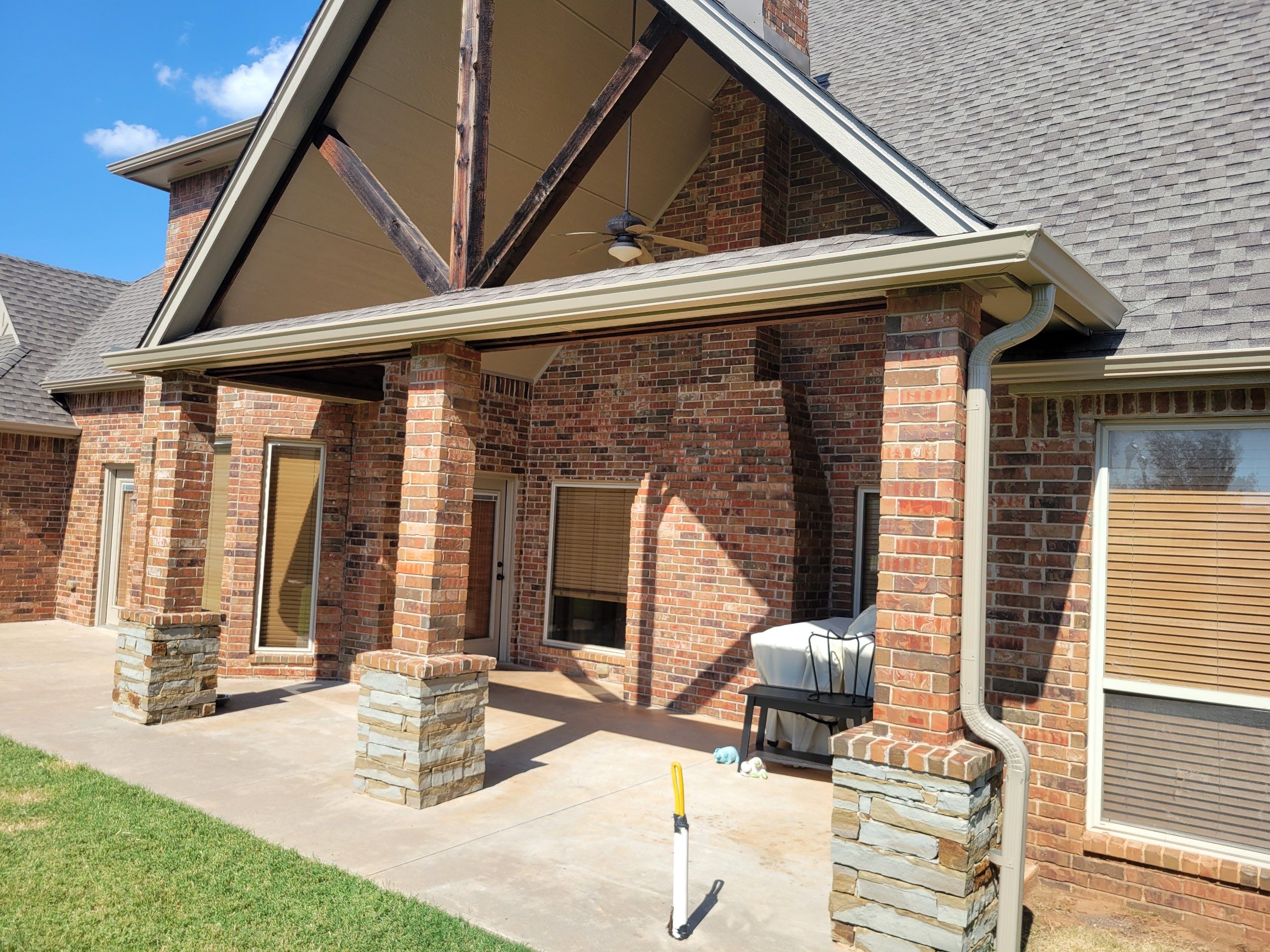 roof replacement, gutter replacement, exterior painting  by McCann's Roofing and Construction