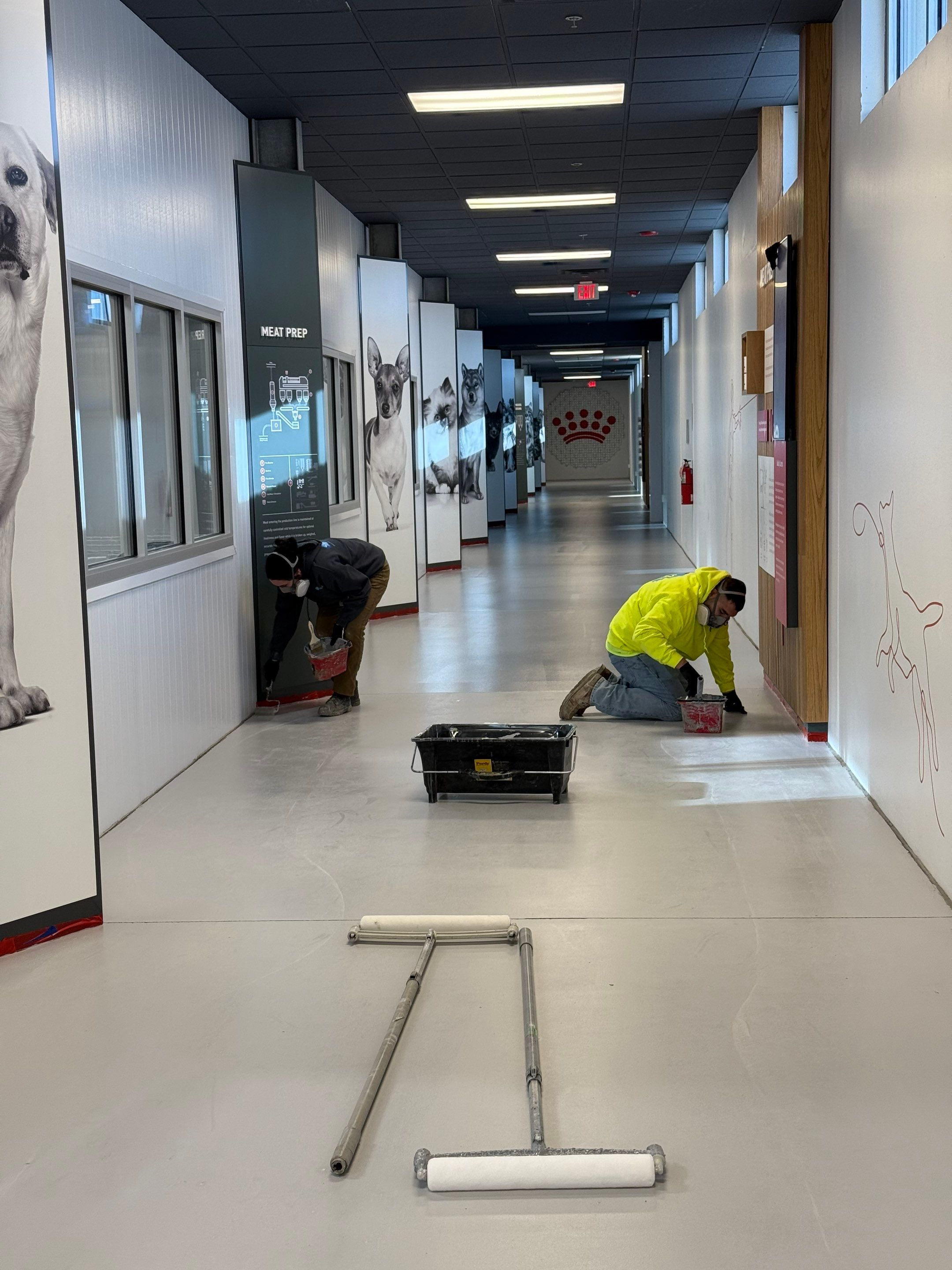 Royal Canine - Floor Renovation by Select Painting, Coatings & Garage Cabinets