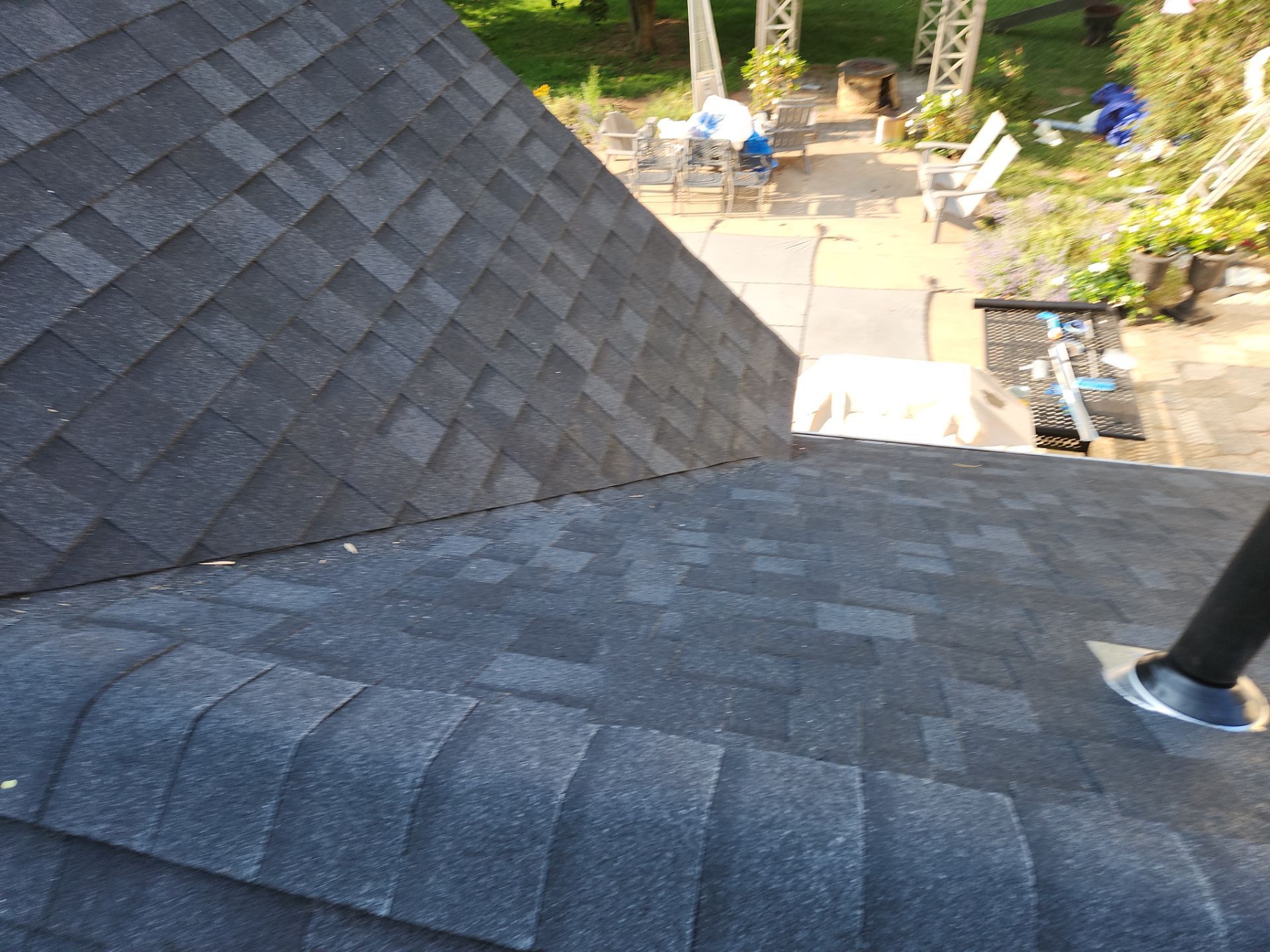 Residential Roofing Installation using Owens Corning TruDefinition Duration AR - Onyx Black by A Plus Exterior