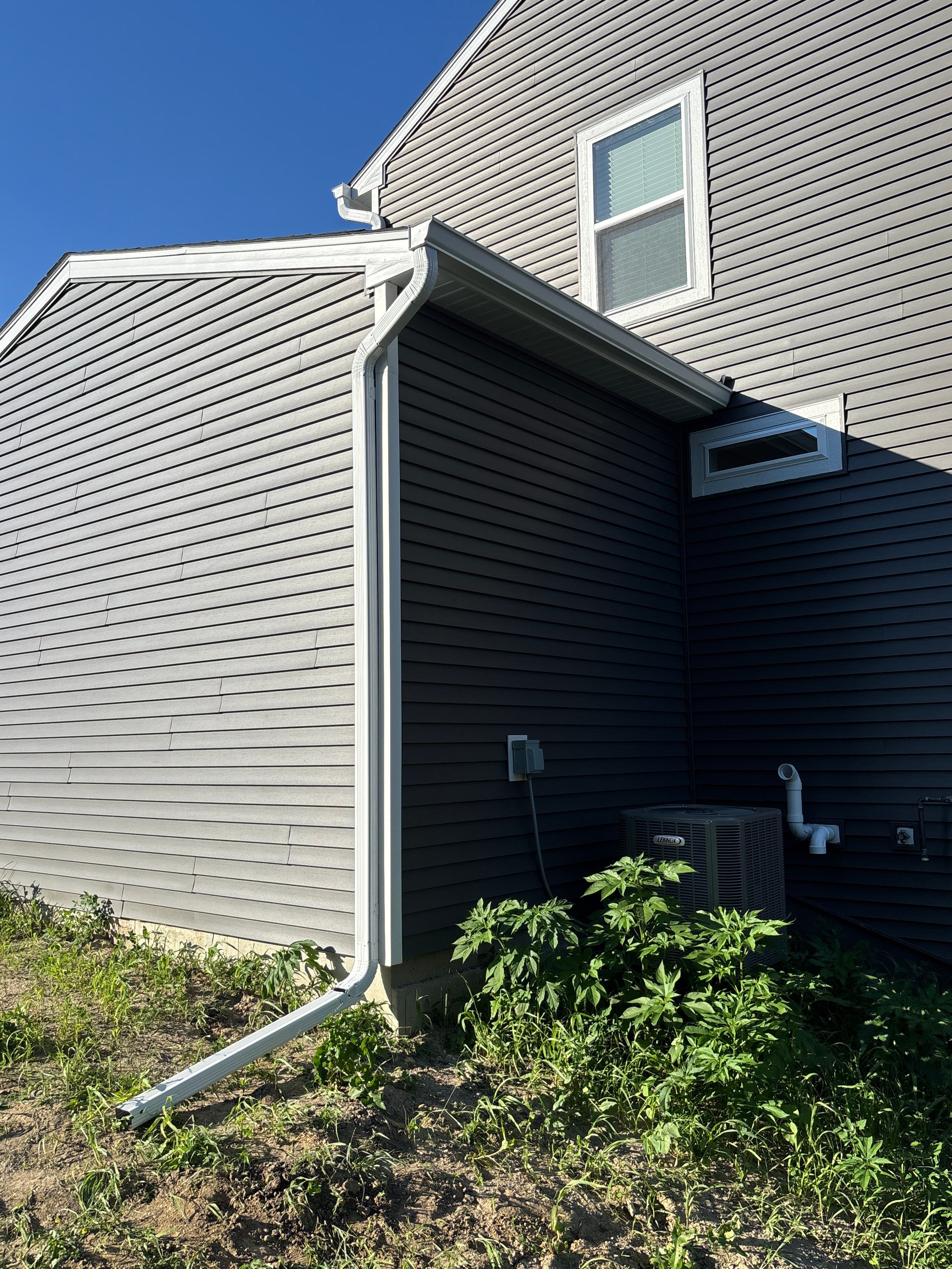 6" Seamless Gutters on 3-Story Home – Rogers, MN by Next Level Seamless Gutters / Exteriors Inc.