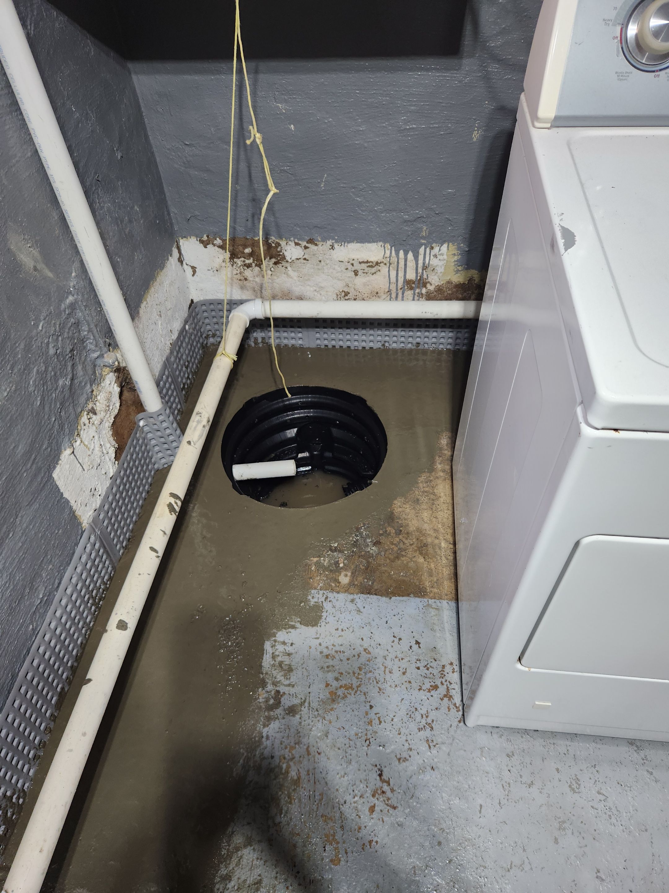 Interior French Drain River Edge NJ by Pure Service Pro, LLC 
