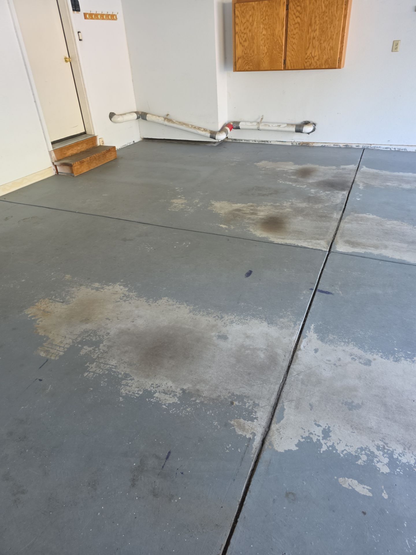 Garage Transformation using 1/8 Tidal Wave by Croc Coatings, LLC