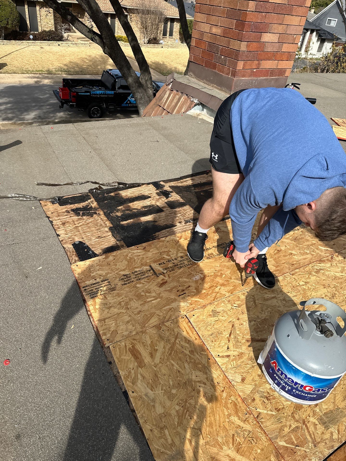 Project in Dallas by Zeus Exteriors