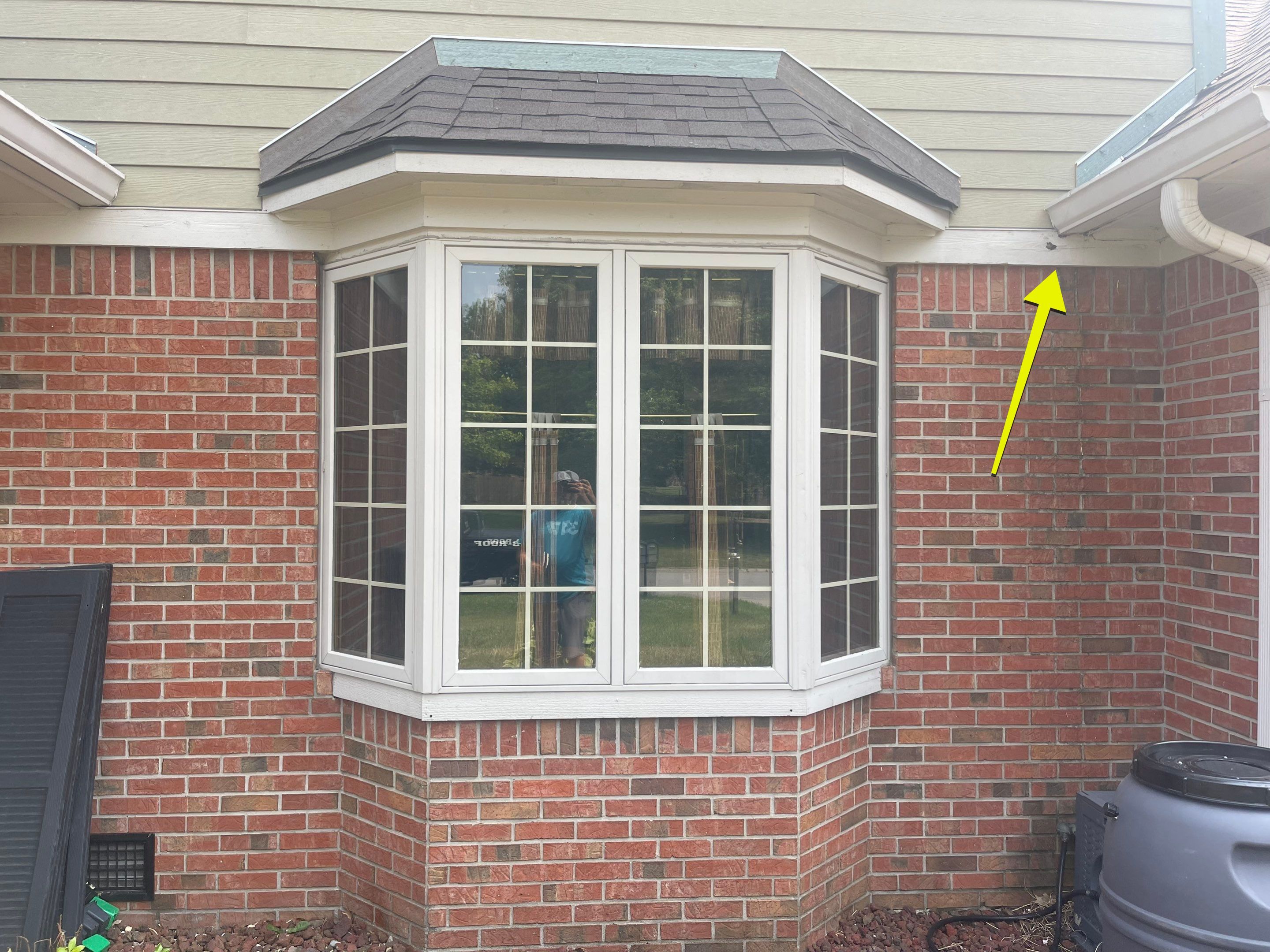 Tornado damage in Whiteland. Roof replacement, James Hardie siding, exterior paint, gutters, windows, doors by 317 Roofing & Restorations