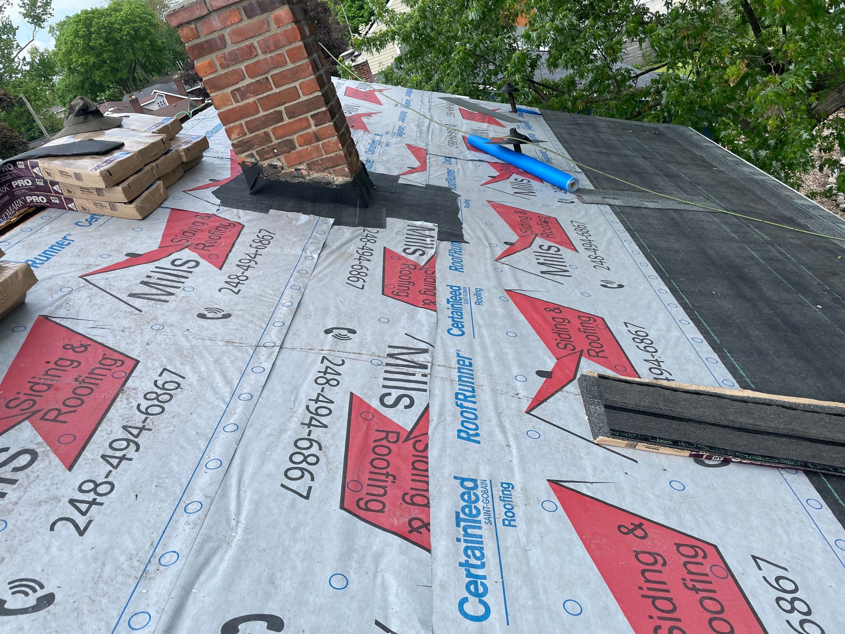Project in Ferndale by Eave Roofing