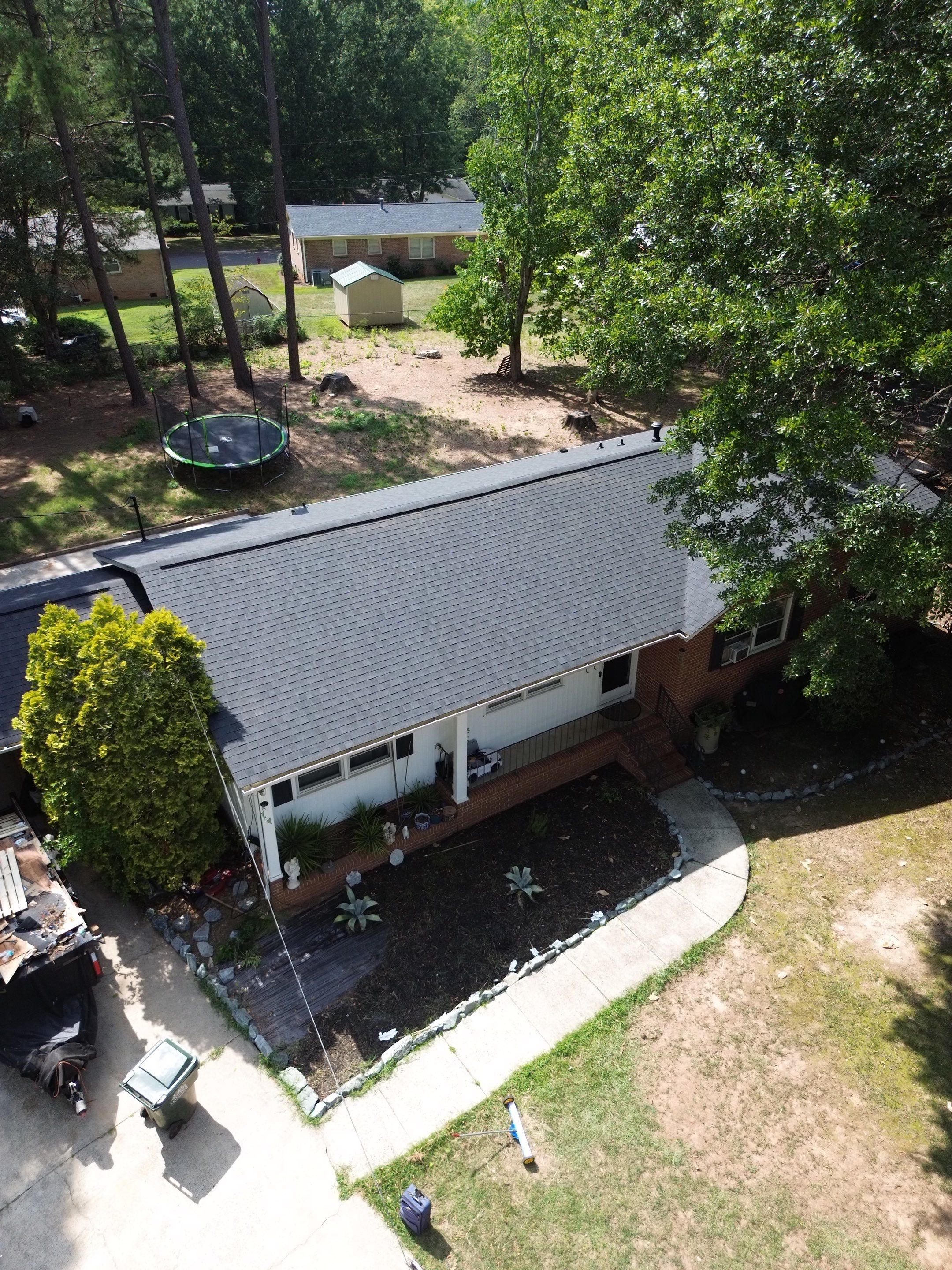 Roof replacement, gutter and interior repair by hail damage by Just Brilliant Restoration JBR