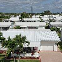 24ga 1.5" Mechanical Seam Regal White  by Total Roofing System The Metal Roof Experts