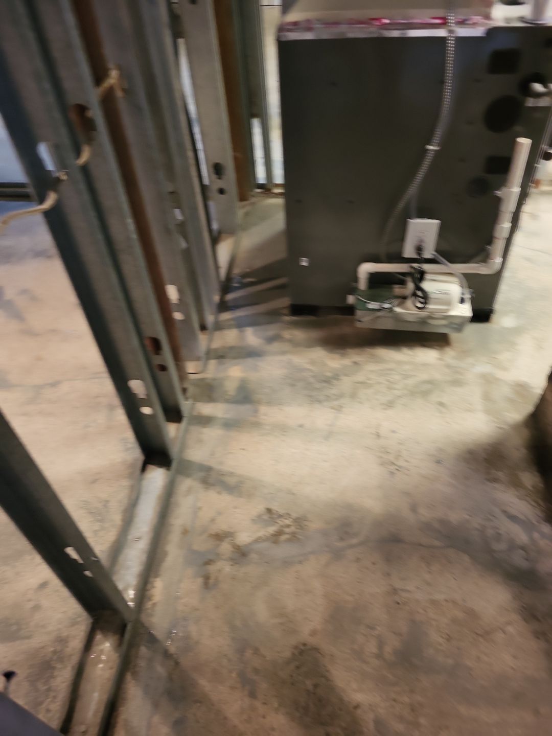 Basement Concrete Floor Coating with Penntek Flake System by Spectrum Painting, LLC