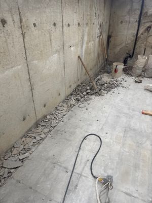 Interior French Drain and Sump Pump Installation in Vaughan