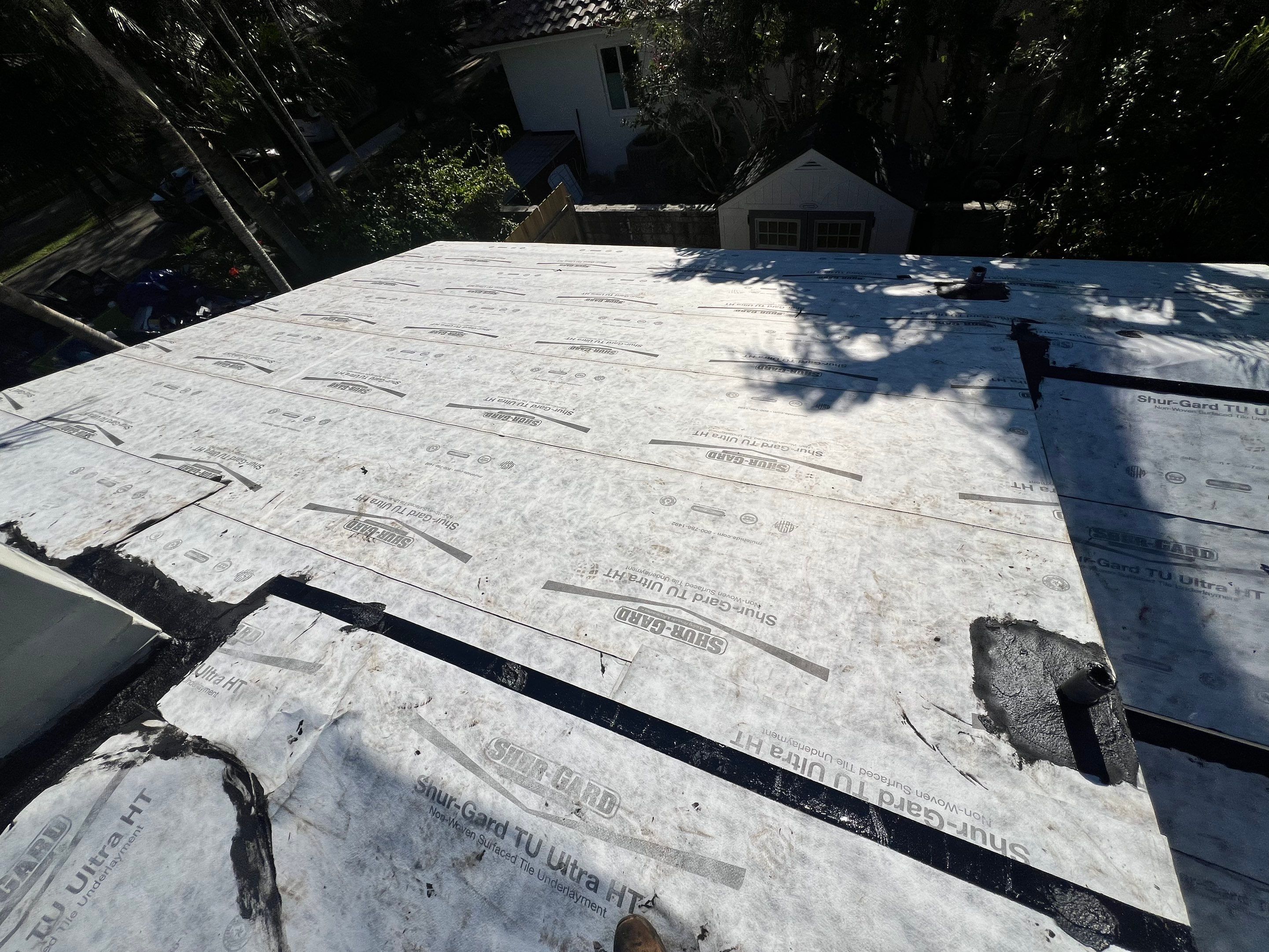 Chimney Roof Flashing Repair and New Roof by The Goat Contractor ( Giampri Corp)