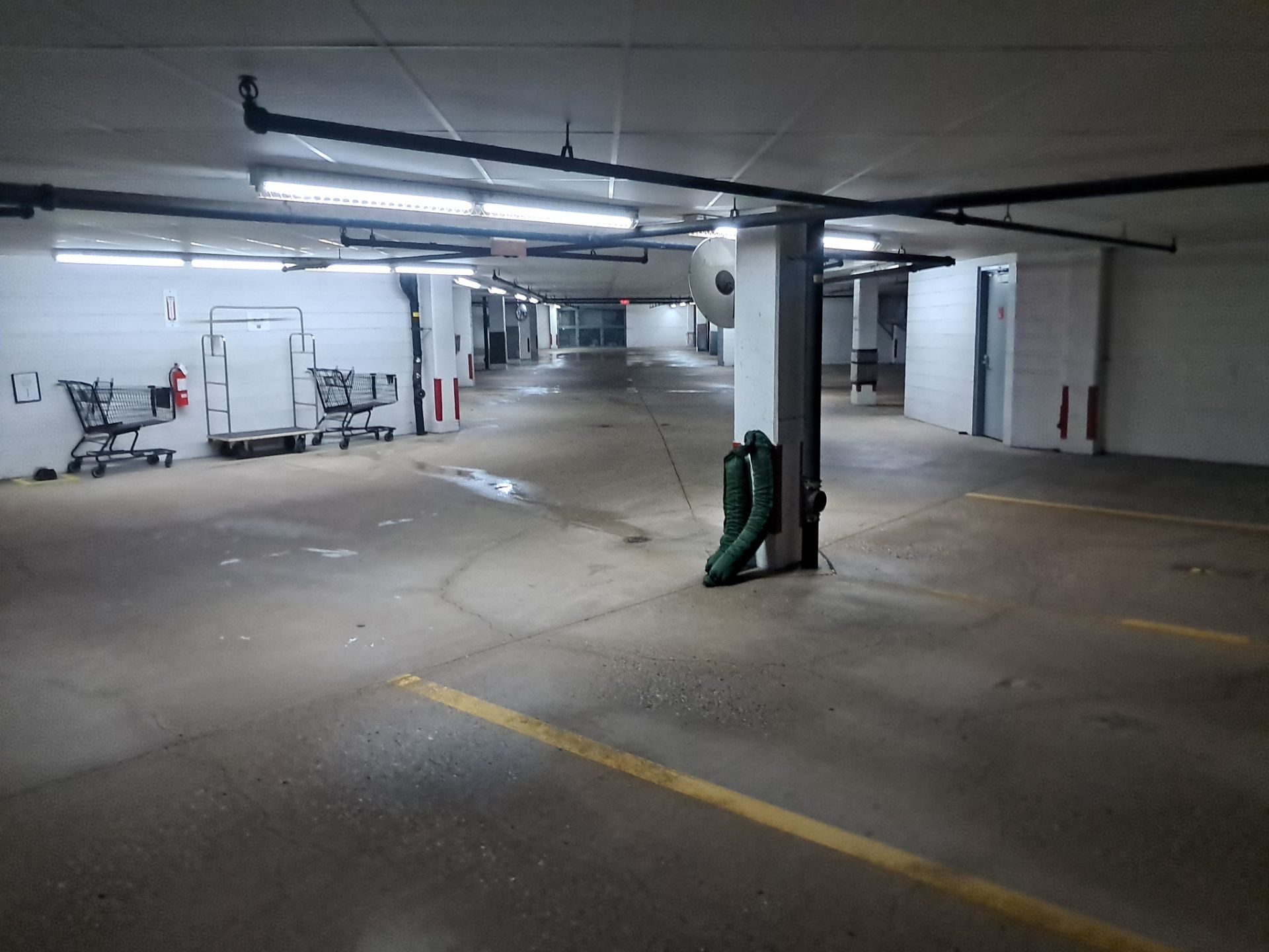 Parking Garage Sweeping & Concrete Deep Cleaning by Northern Power Washing LLC.