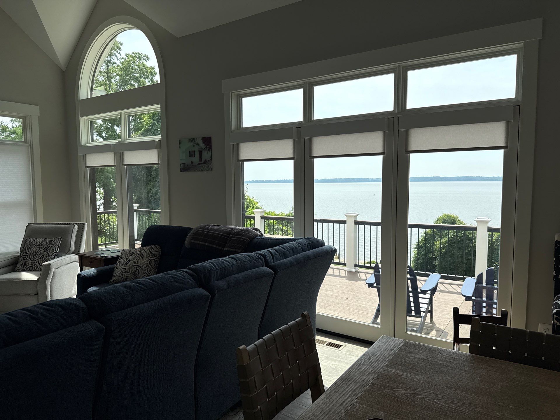 Roller Shade Project in Nanjemoy, MD by Southern Maryland Custom Blinds