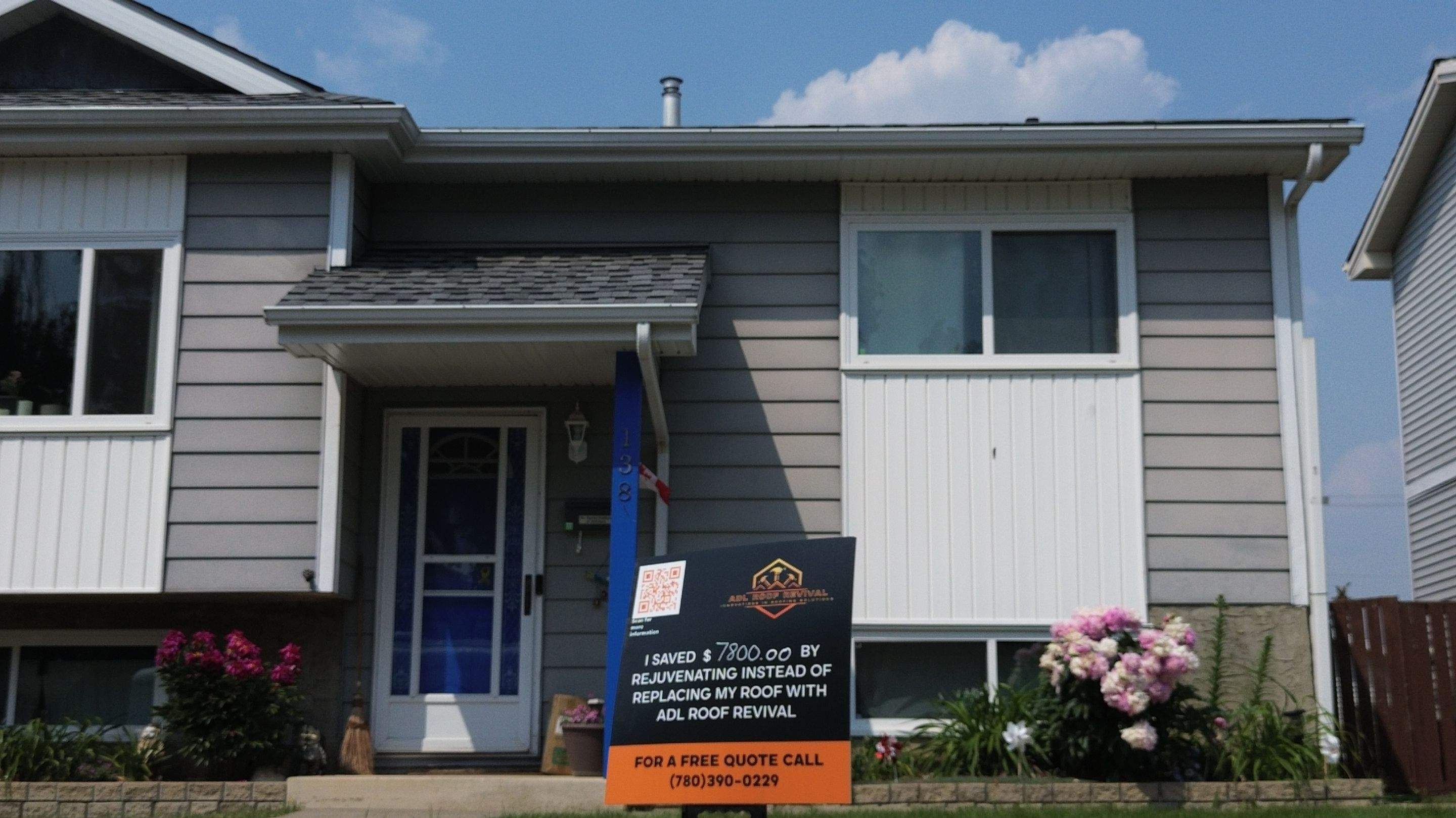 Project in Spruce Grove by ADL Roof Revival