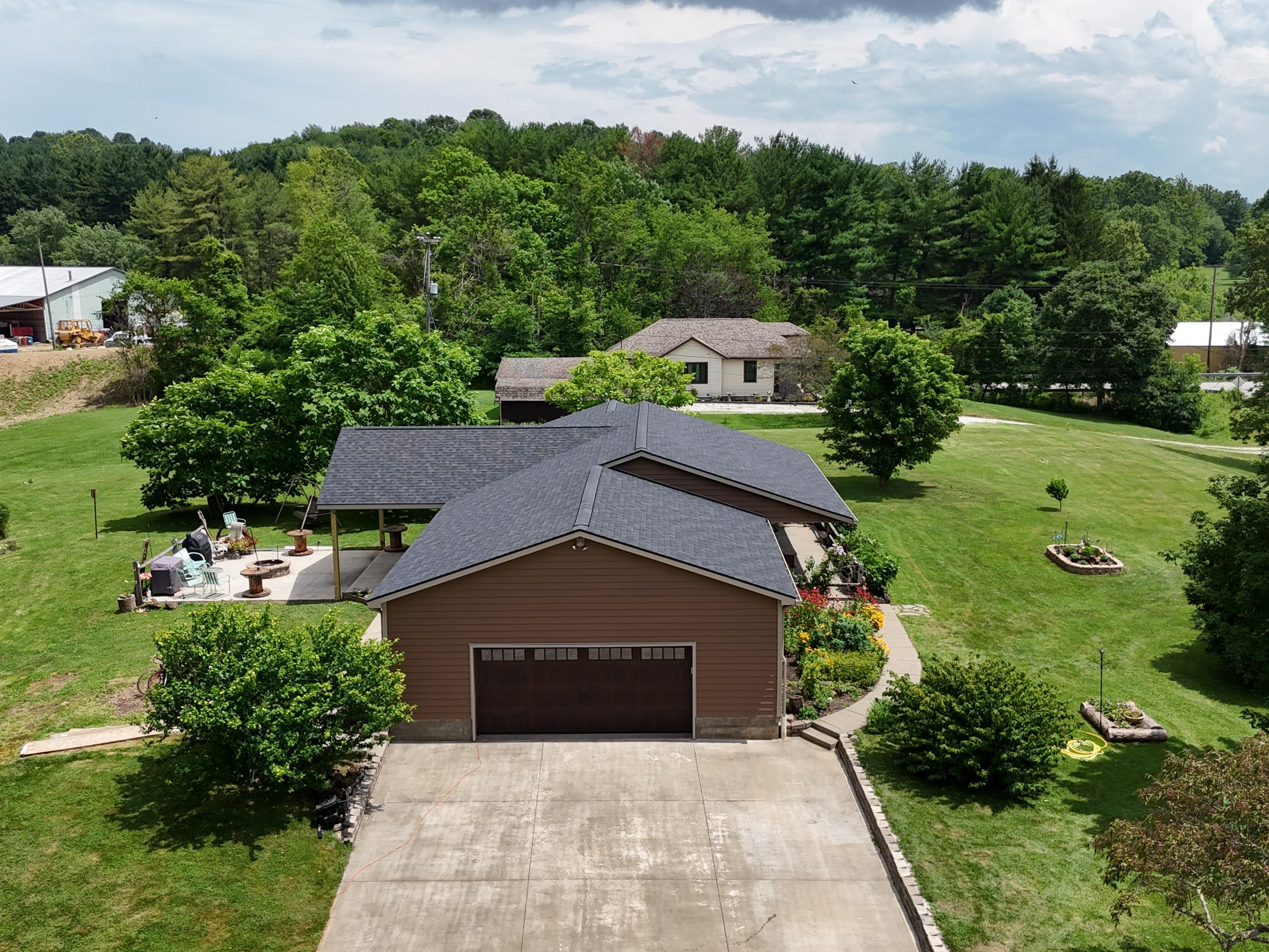 Cambridge Ohio Shingle Roof and Patio Roof Installation by Pine Ridge Roofing LLC