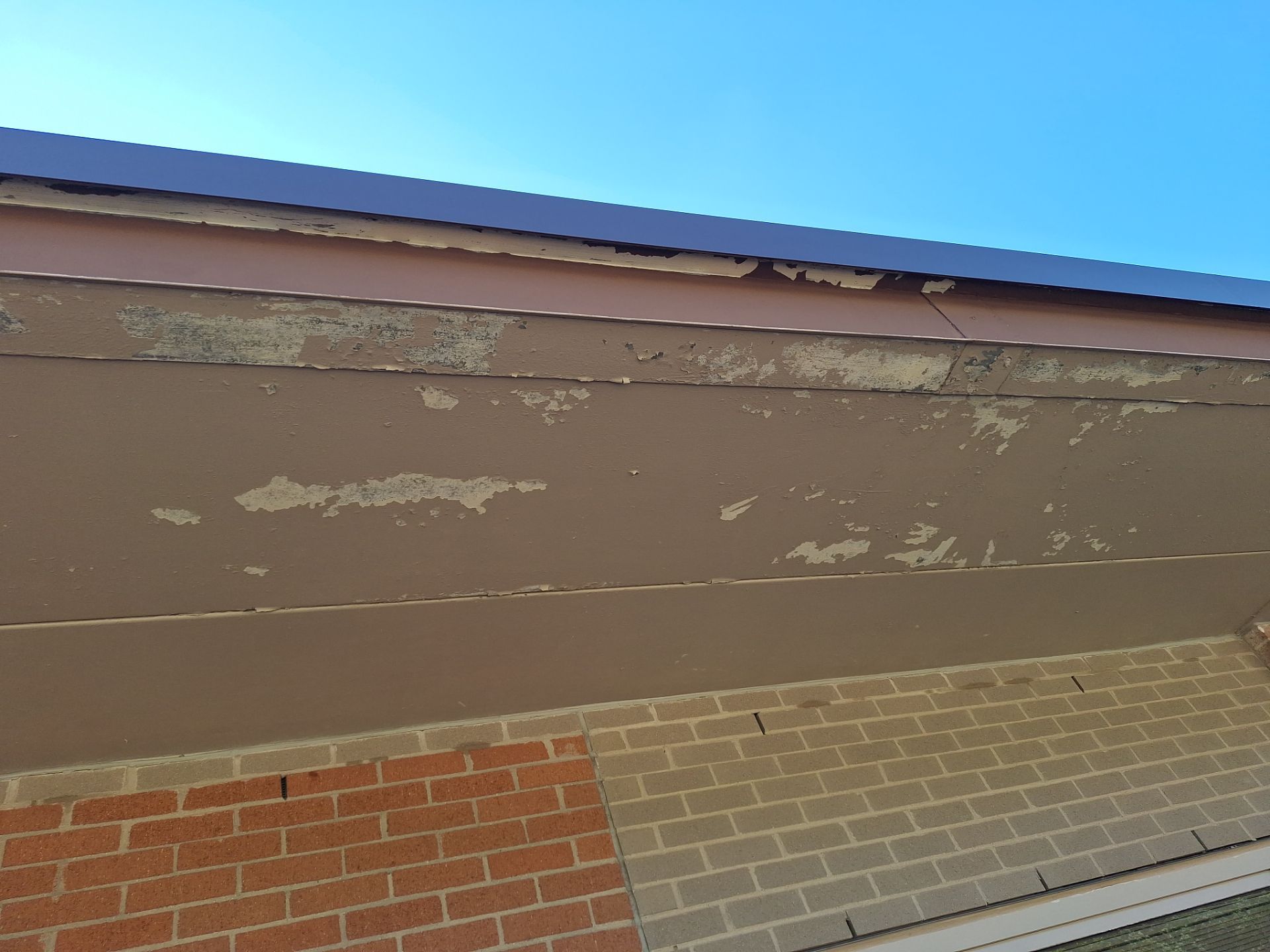 Commercial Exterior Pressure Washing and Soffit Preparation in Muskegon by Gordon Painting