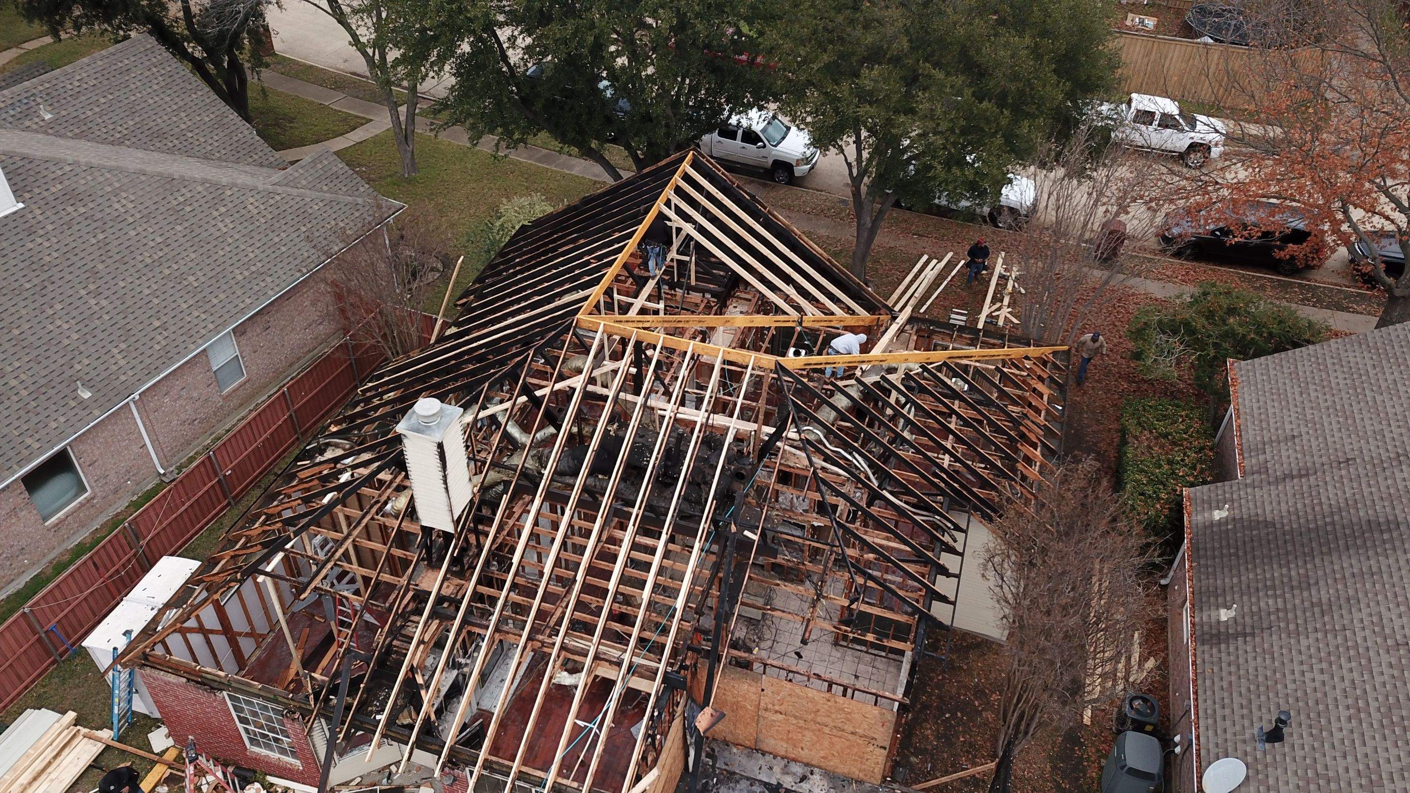 Fire Loss Rebuild by SLM General Contractors & Roofing