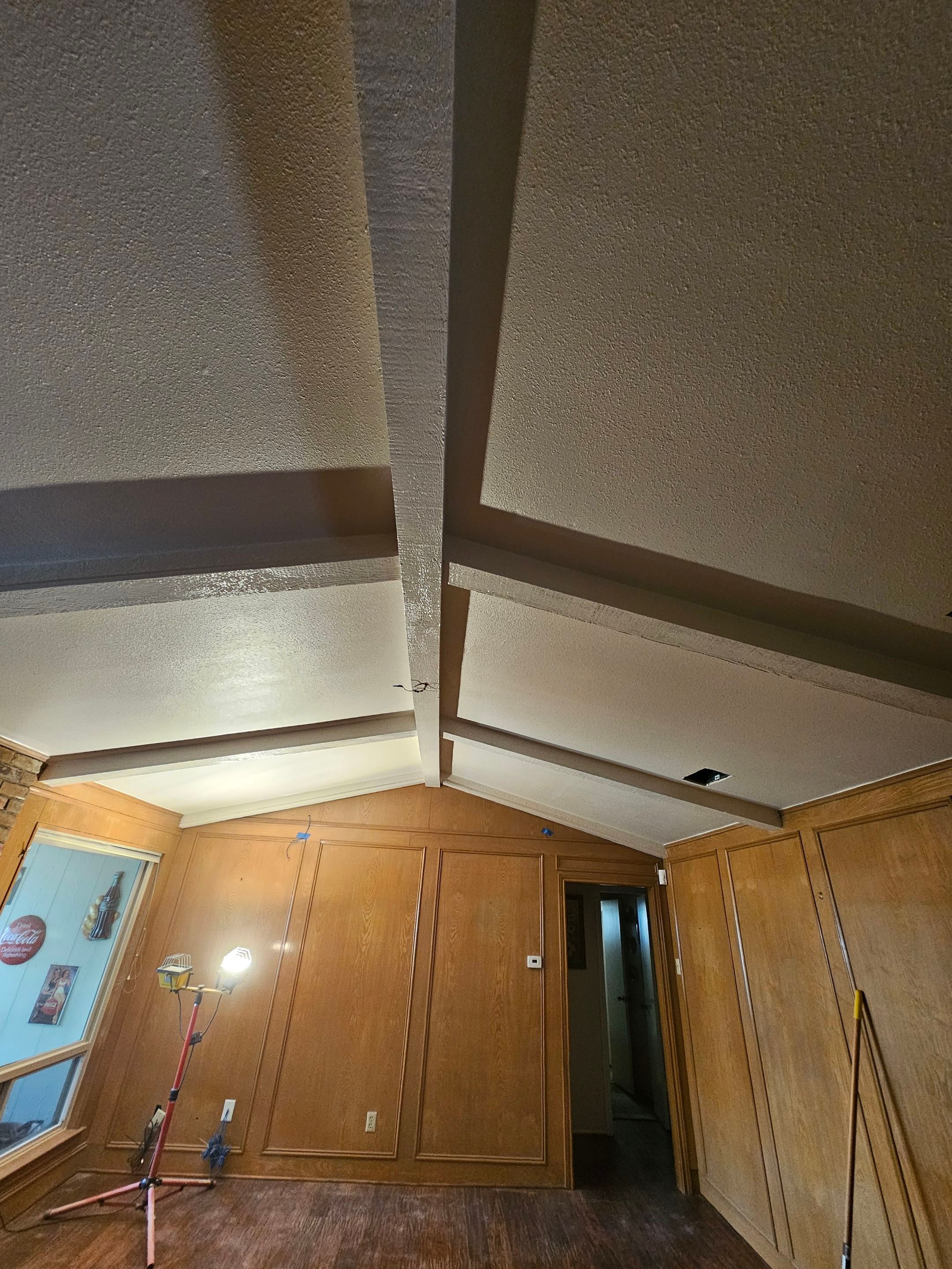 Roof replacement, popcorn removal, fence stain & paint by EL-GC LLC 