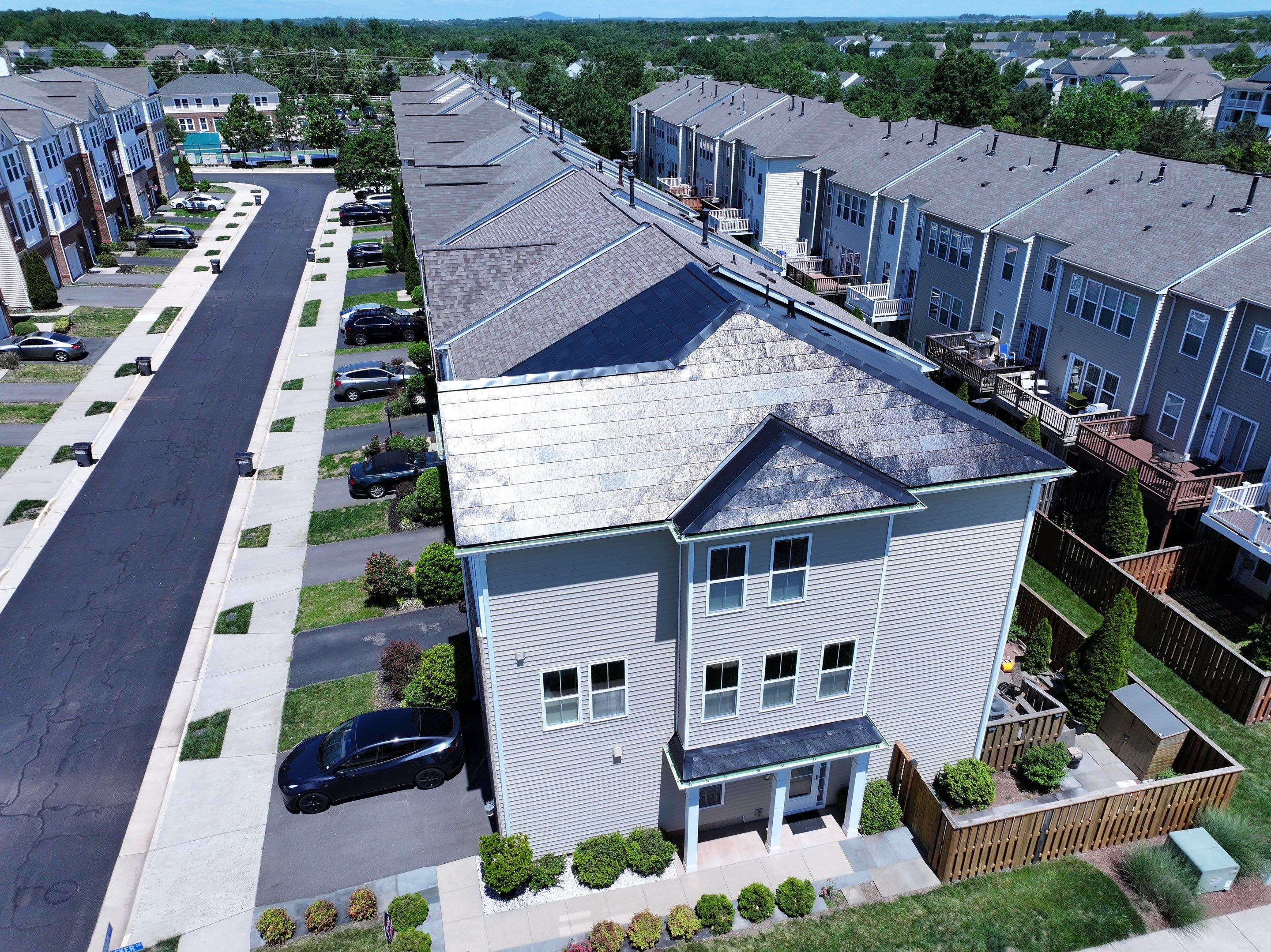 Tesla Solar Roof in Ashburn by American Home Contractors