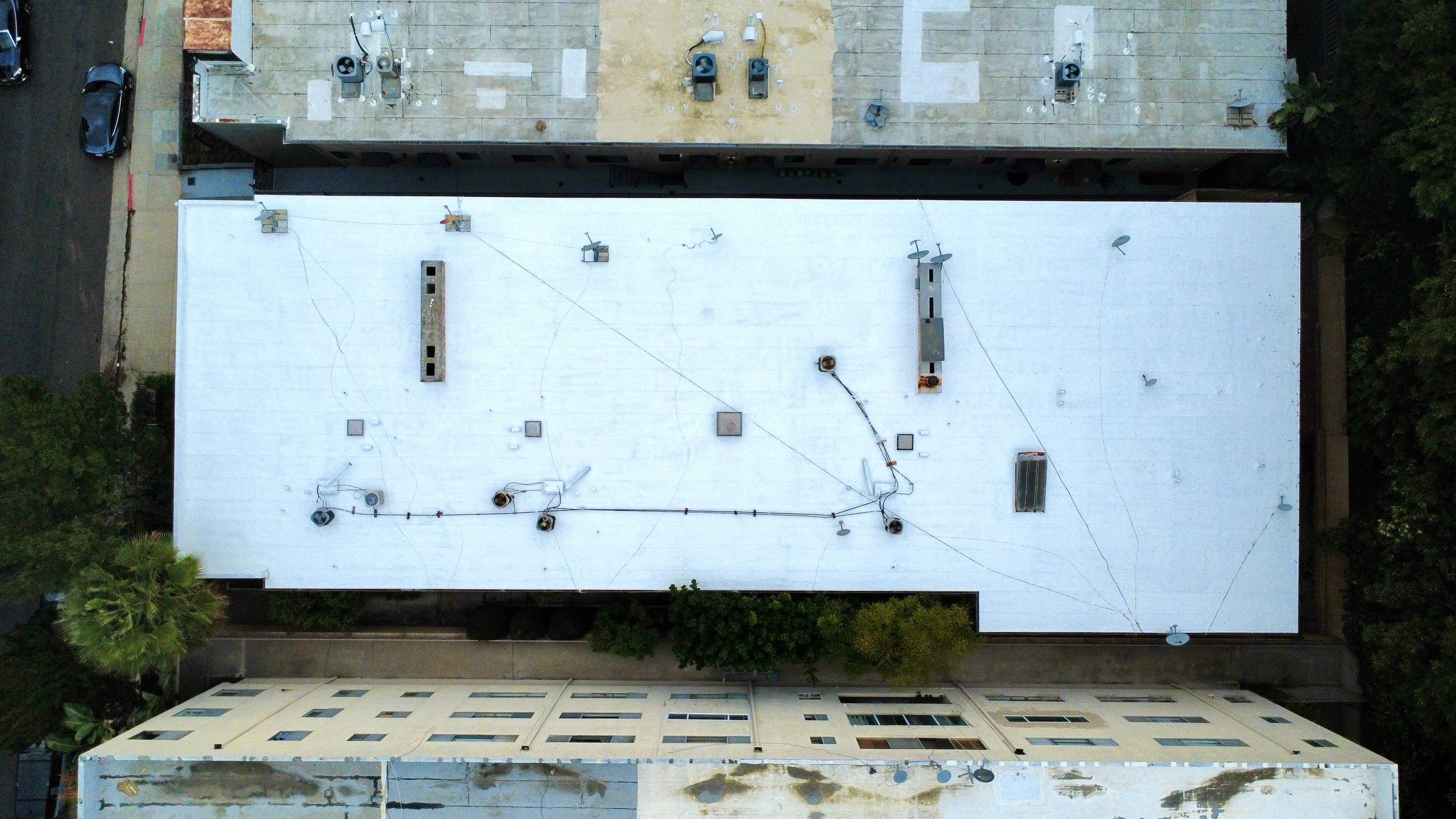 Silicone Coating- Apartment Building in West Hollywood by Hull Brothers Roofing