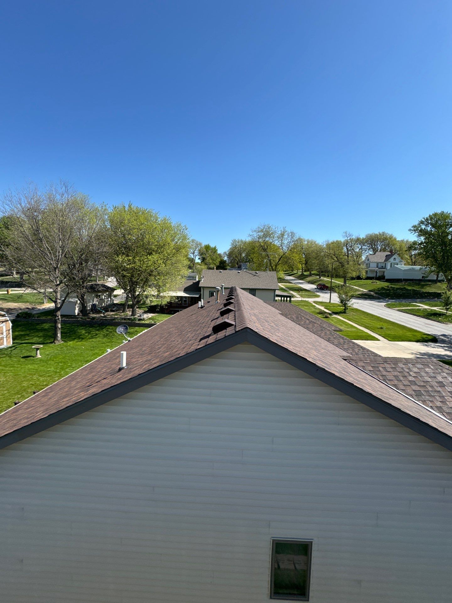 Brown Architectural Shingle Roof Replacement in Wisner, NE by Crows Roofing LLC