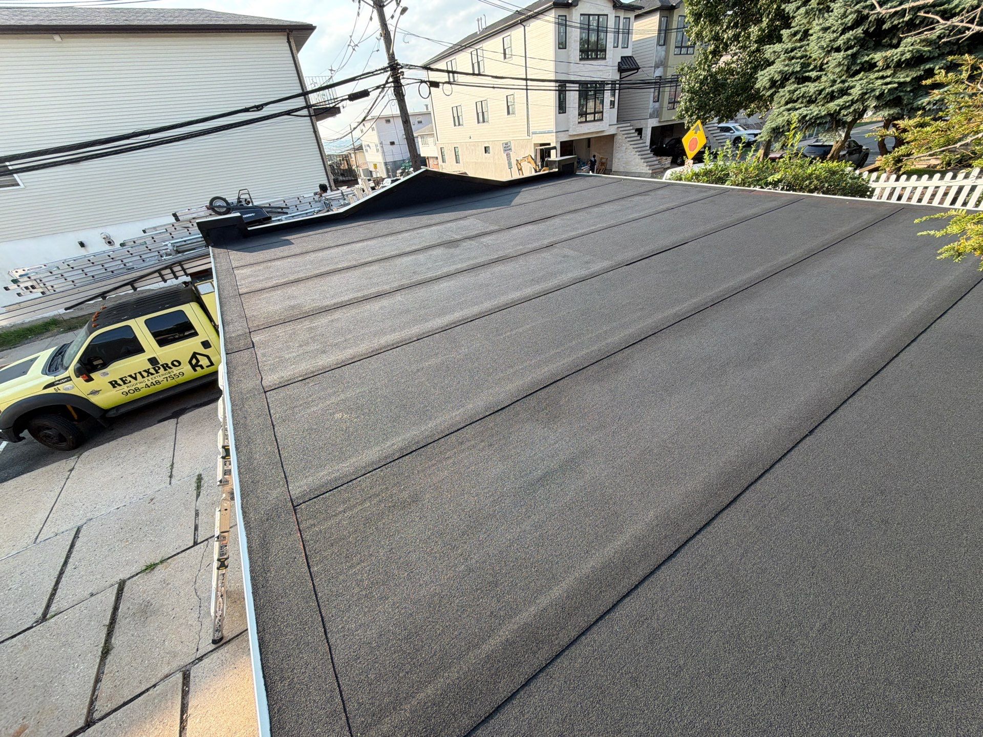 Flat Roof Membrane Installation and Decking Repair in North Bergen by REVIXPRO