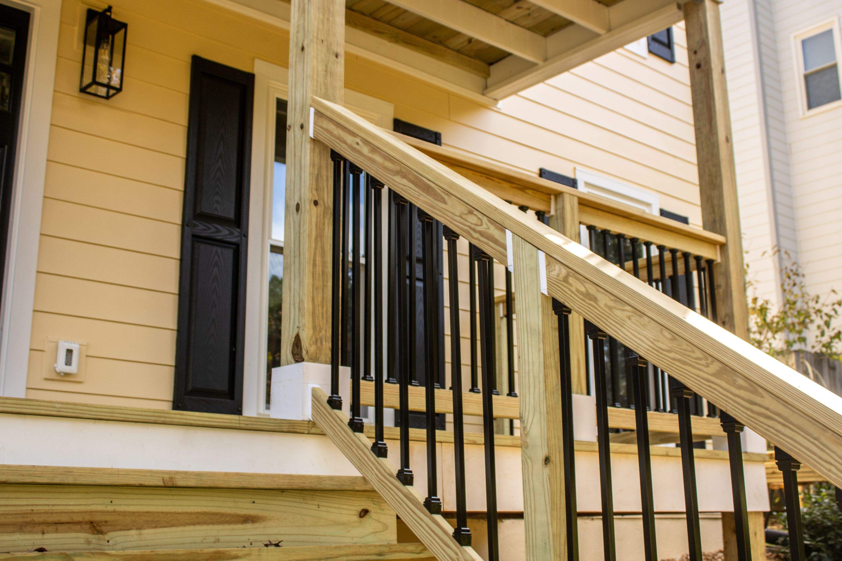 Wood Front Deck Resurface in Marietta, GA by Nelson Exteriors 