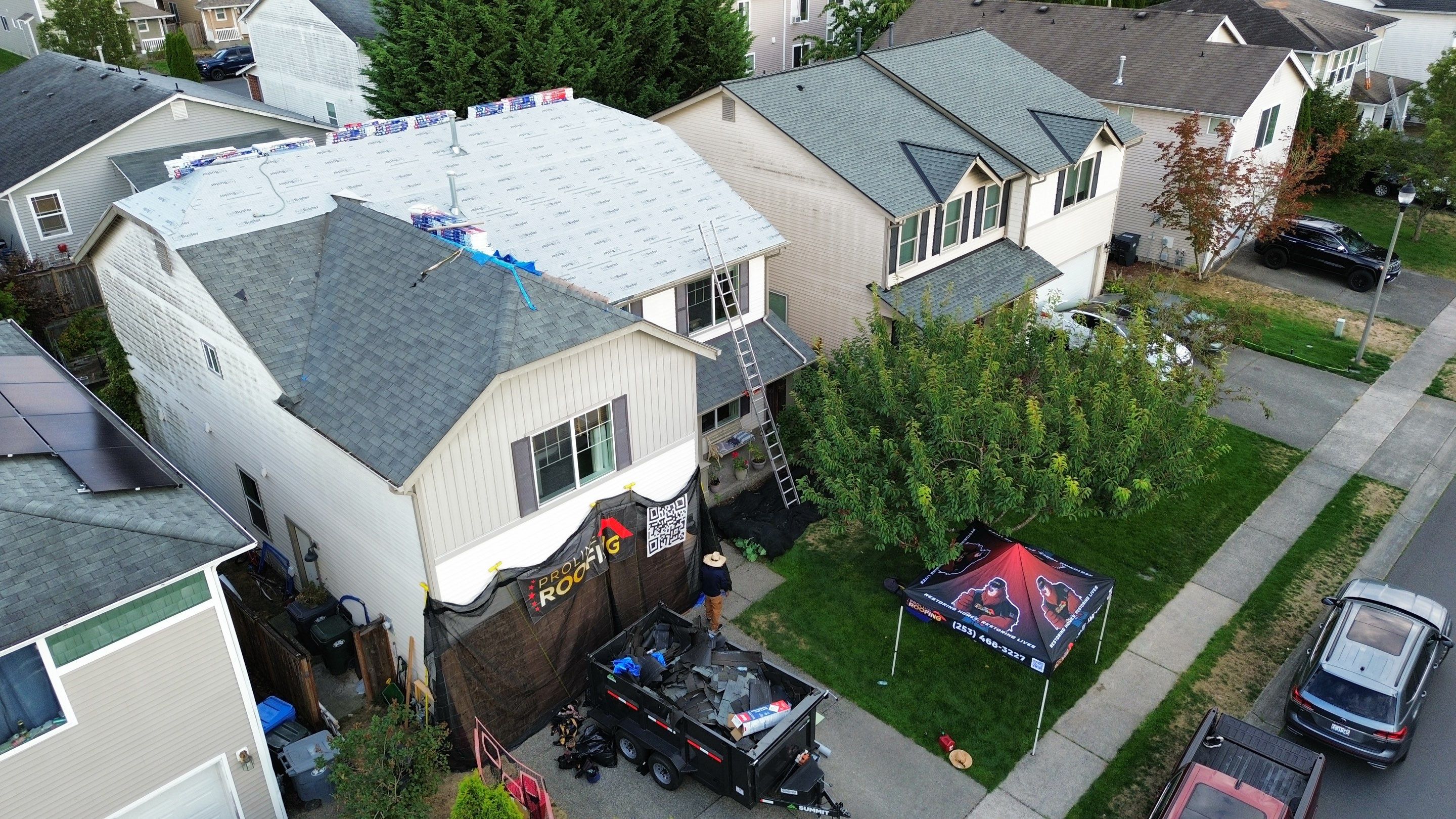 Puyallup Water Damage Roof Replacement  by Proline Roofing & Restoration LLC