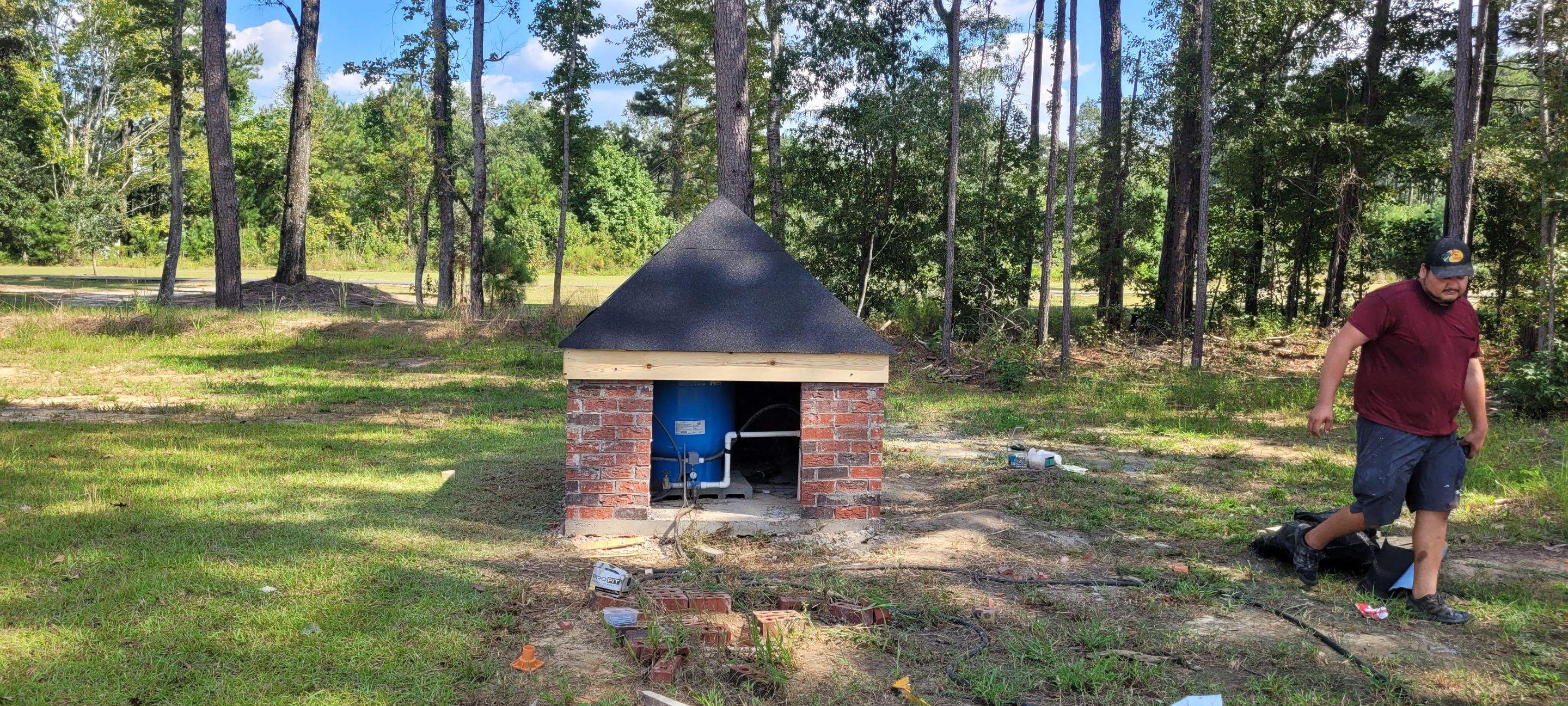 New Home Construction using brick and vertical vinyl by Cornerstone Home Builders, LLC