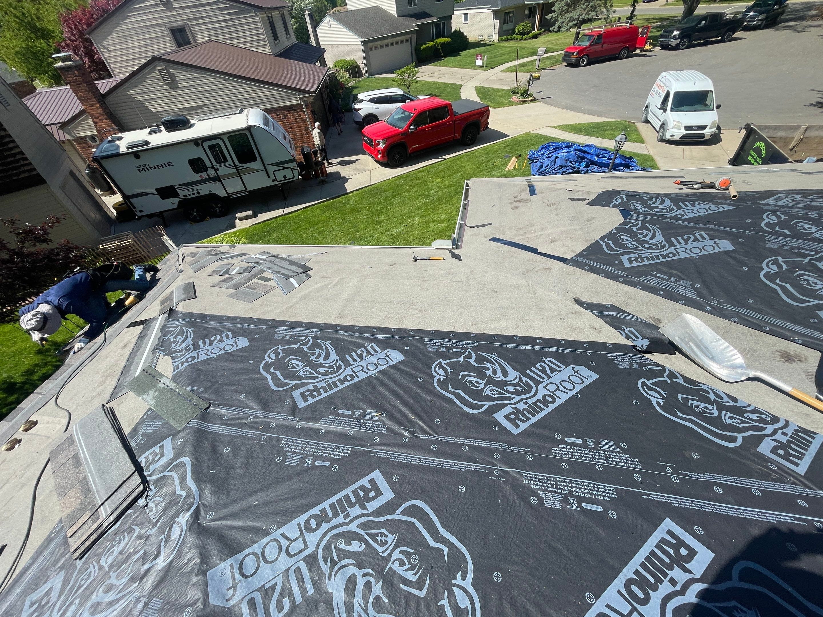 Residential Roofing Installation using IKO DYNASTY DRIFTSHAKE by JNR Roofing LLC