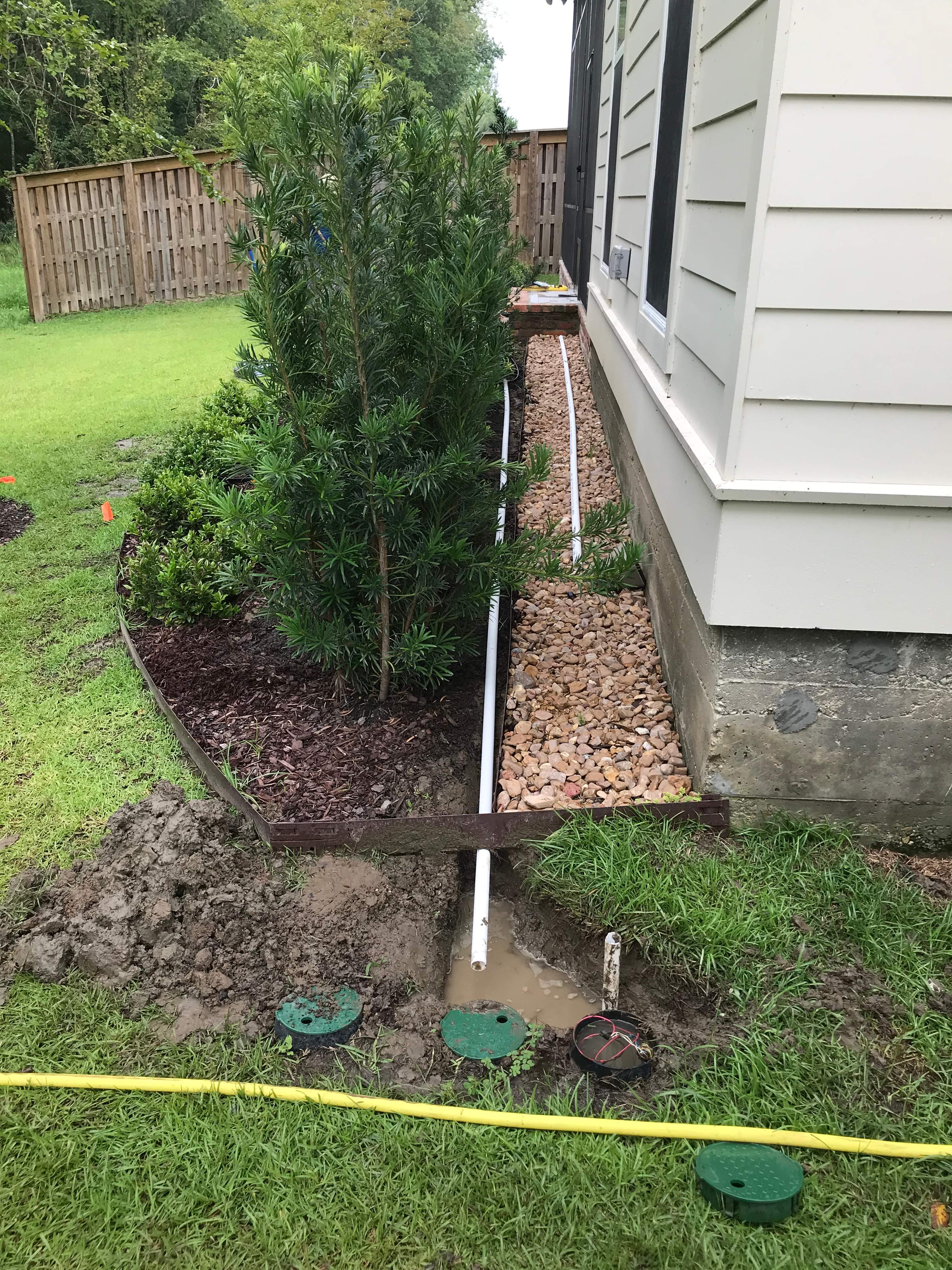 LANDSCAPE SERVICES using NEW BED INSTALL by CutScape, LLC.