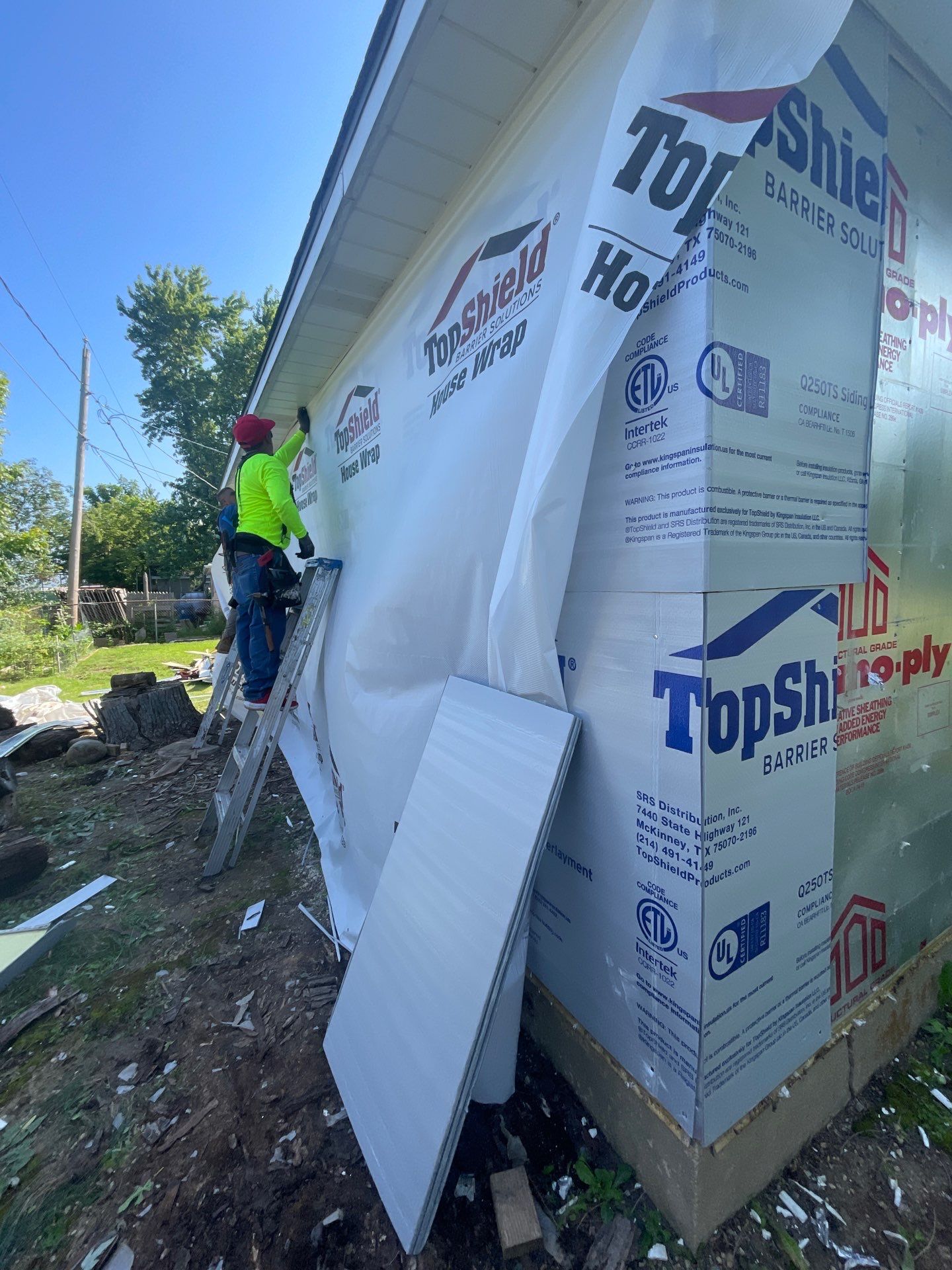 Roof and siding replacement by wind damage by Just Brilliant Restoration JBR