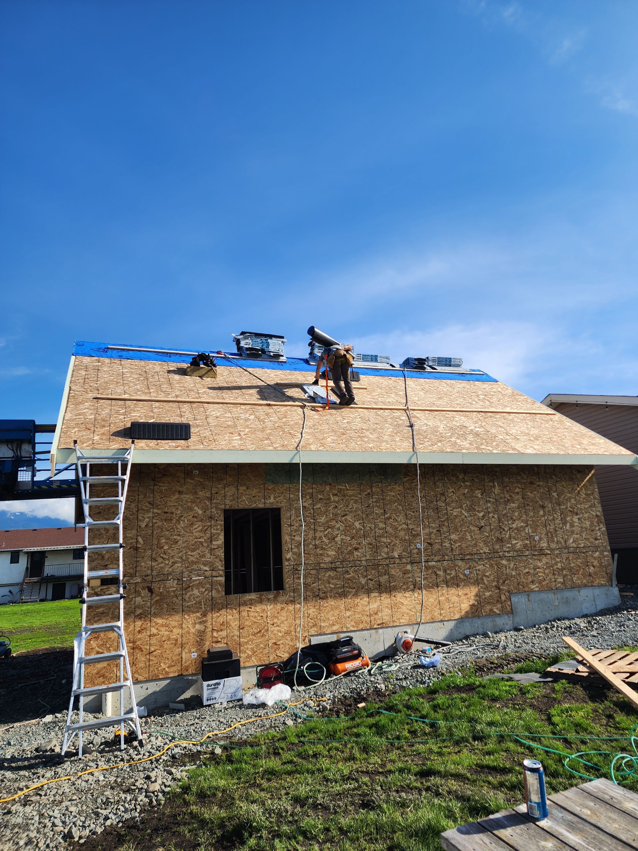 Residential Roofing Installation using IKO Weatherwood shingle by Top Notch Roofing Inc