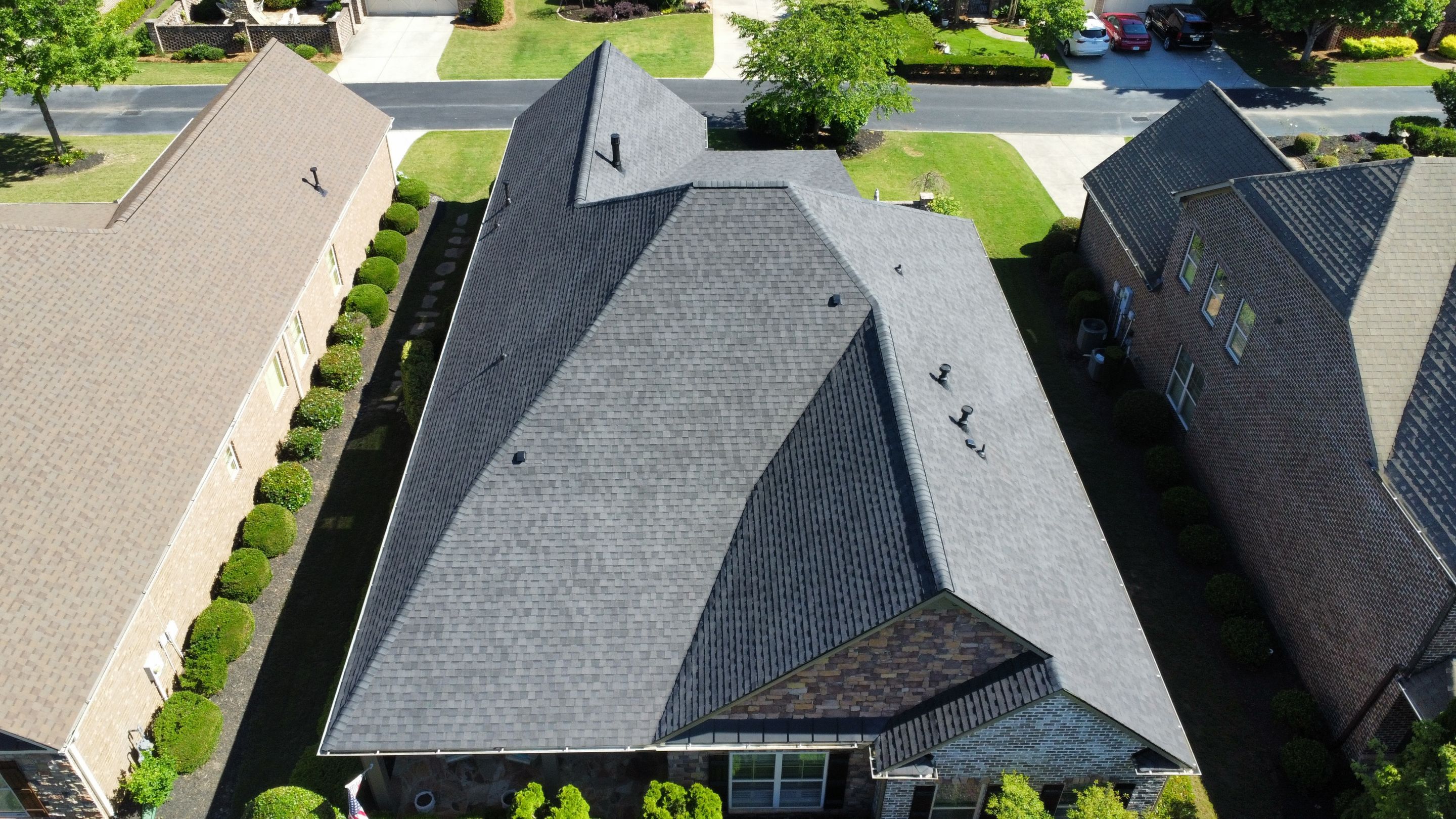 Cumming, GA Roof Replacment CertainTeed Landmark Moire Black by Reset Roofing