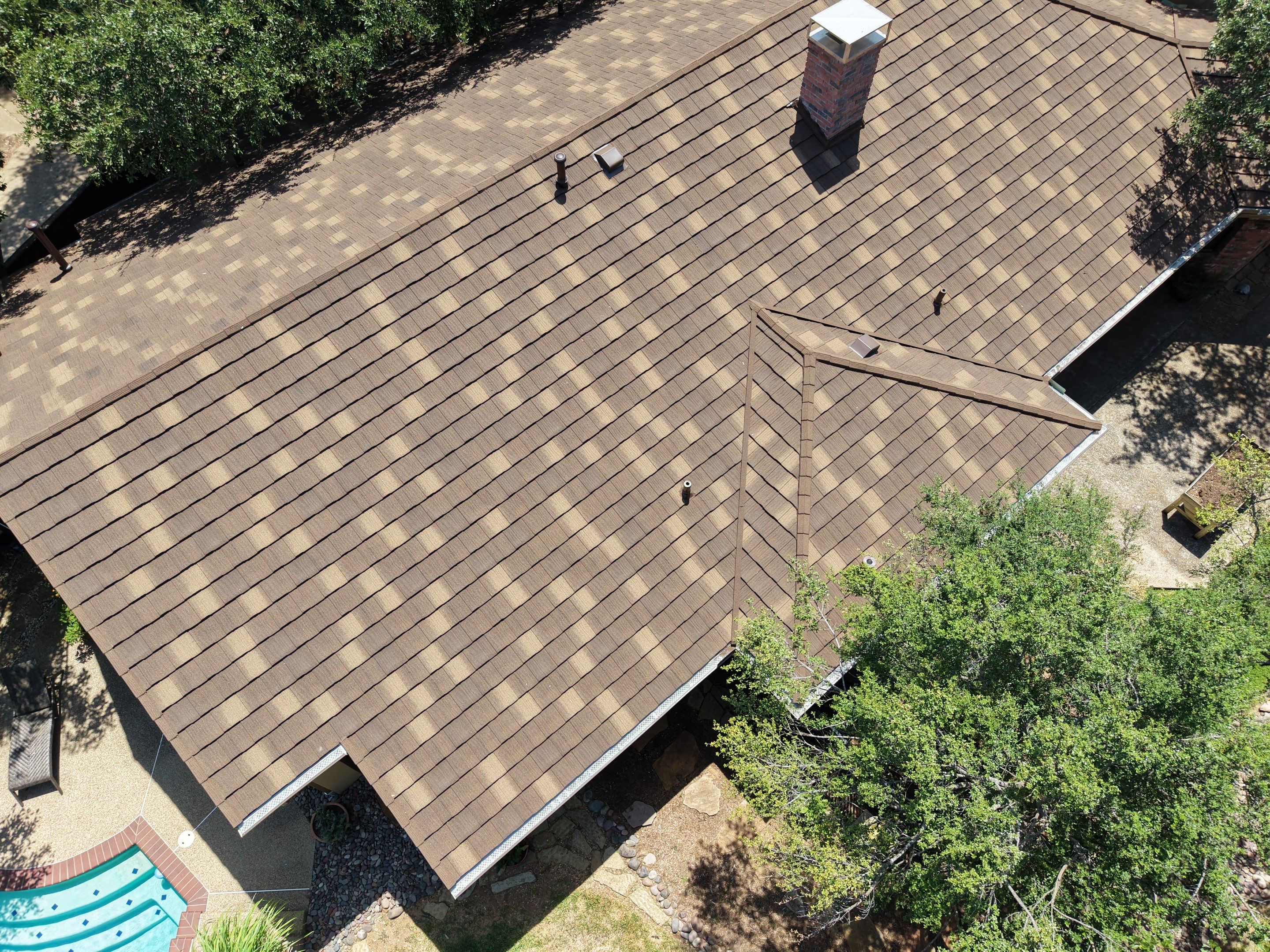 Decra Shake XD Install and Full General Contracting project in one of Arlington's beautiful communities by First United Roofing & Construction