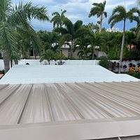 .032 Aluminum 1.5" Mechanical Seam Buckskin  by Total Roofing System The Metal Roof Experts