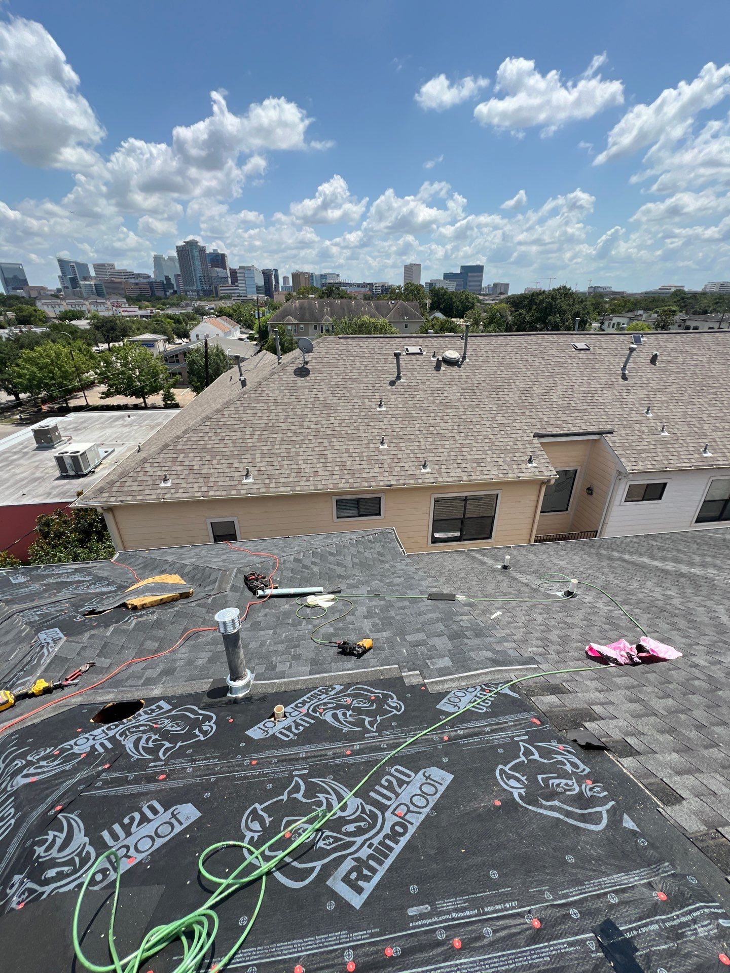 Residential Roofing Installation using Owen's Corning Duration (Lifetime) Shingles by Roof Repair Company