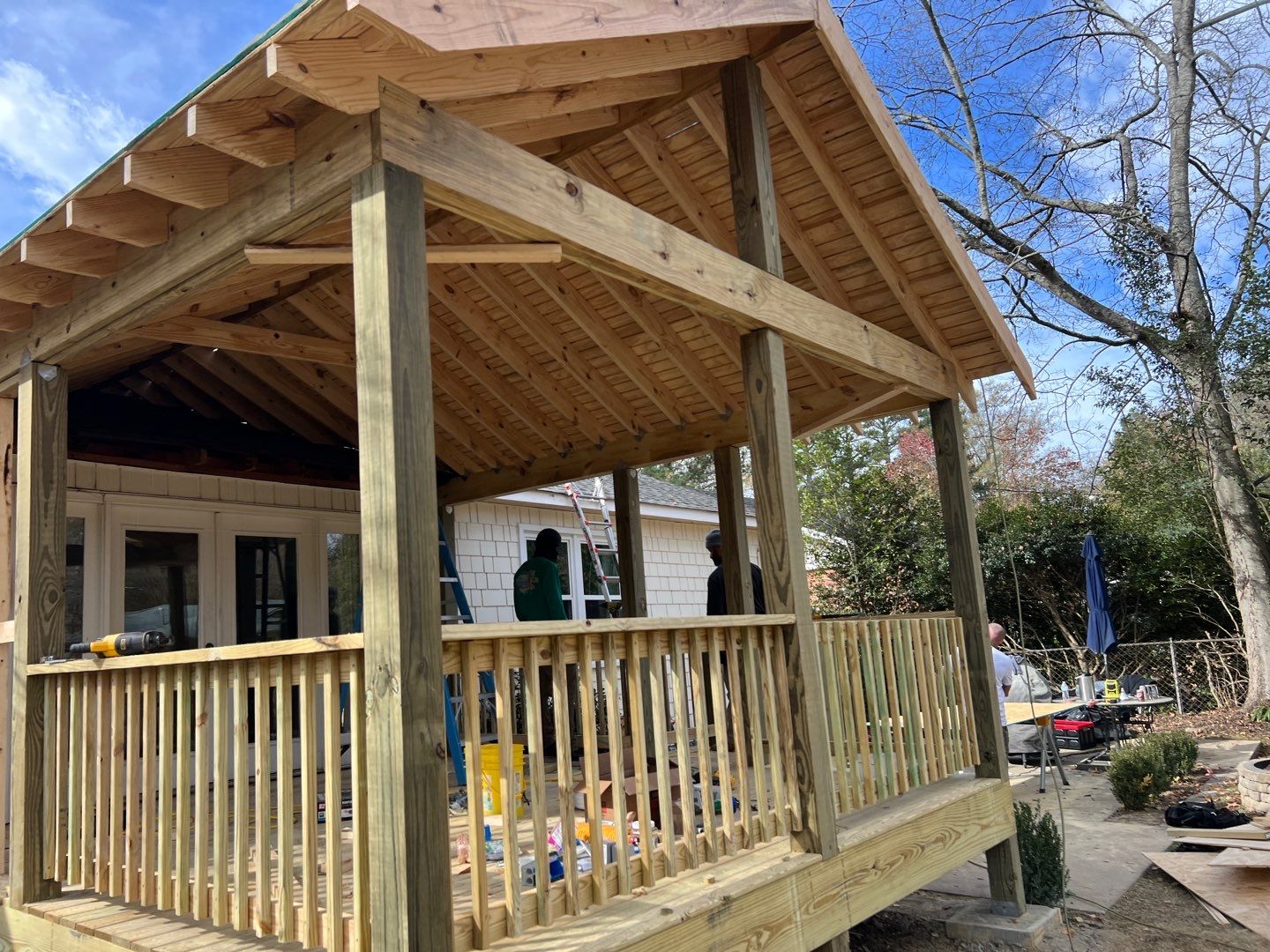 Crestline - Porch by Pillar and Pine