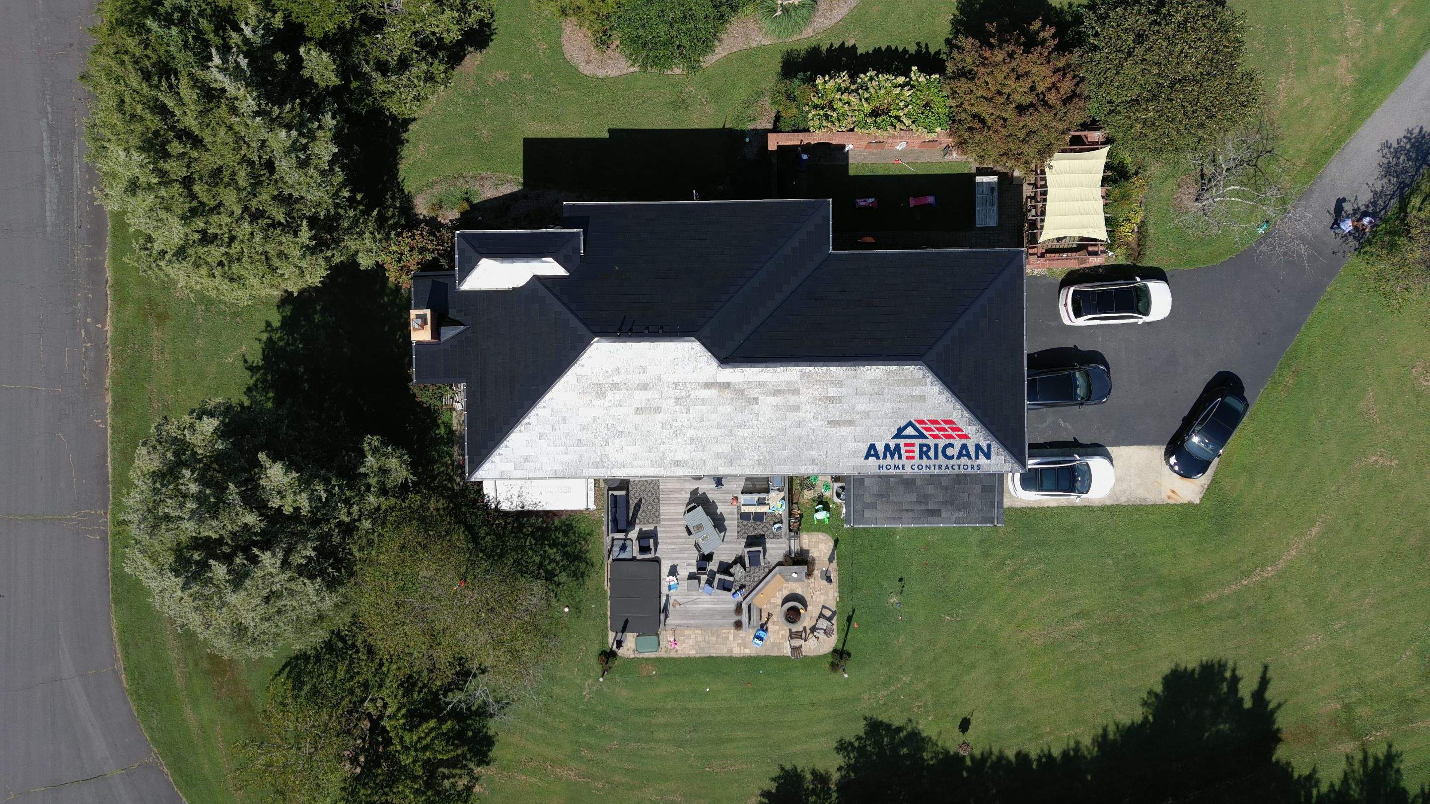 Tesla Solar Roof + Powerwall in Leonardtown, MD by American Home Contractors