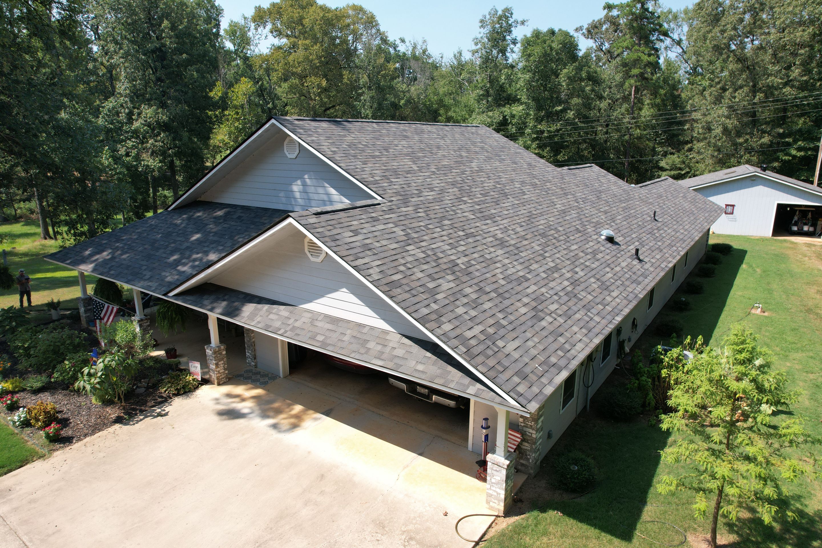 Storm Restoration Reroof: 40 Year Impact Rated Architectural Shingle by Hostetler Roofing