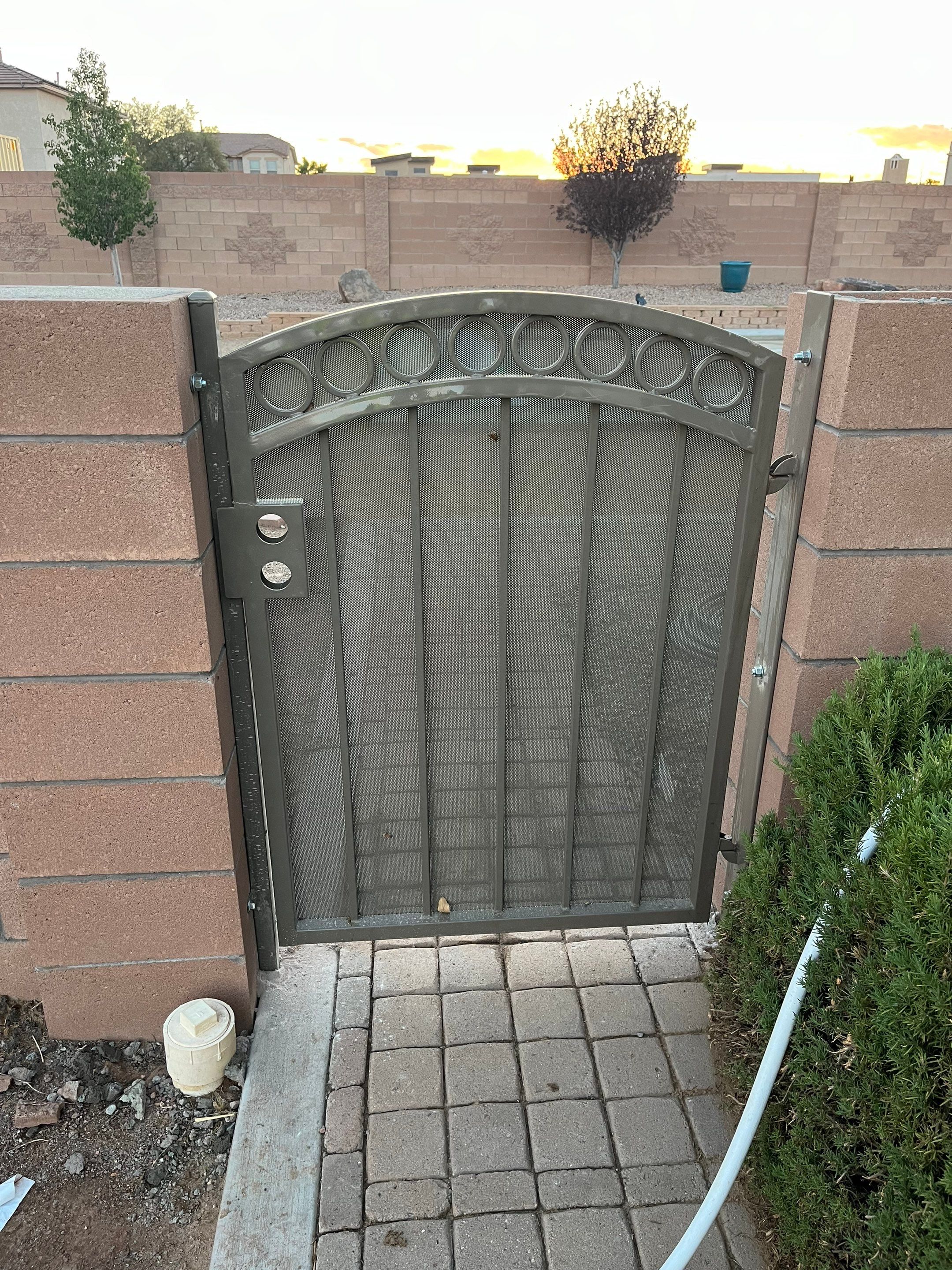 Residential using Custom Wrought Iron by Valley Fence Company