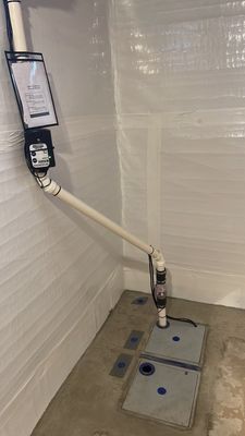 Embedded Fiber Reinforcement and Basement Waterproofing using GrateDrain Waterproofing System