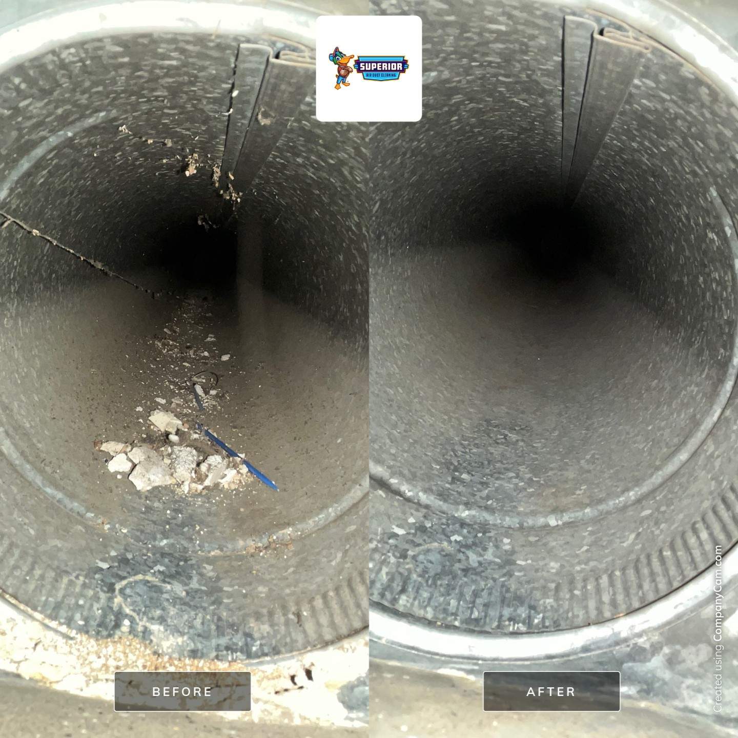 Air Duct Cleaning With a Vacuum Truck in Glenshaw, PA. by Superior Air Duct Cleaning