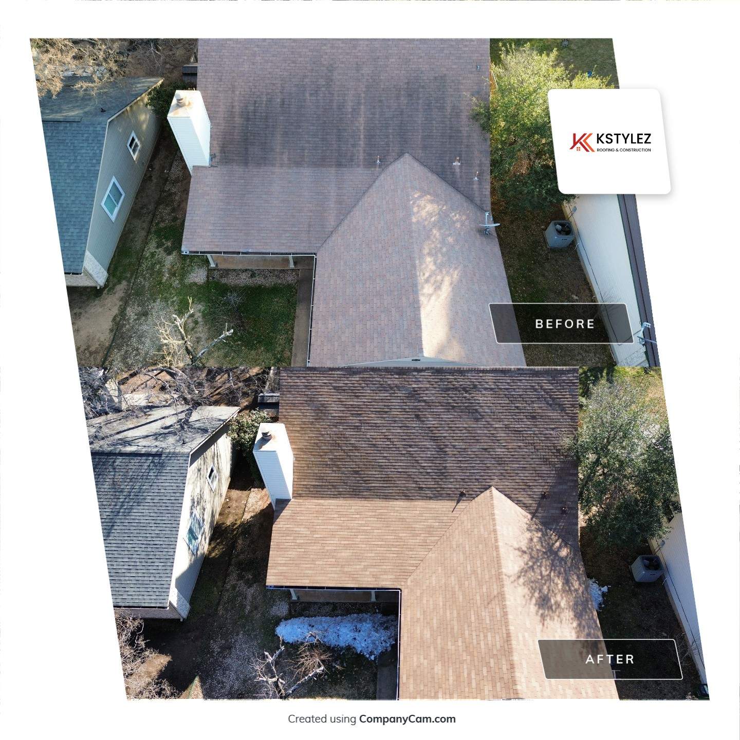 Roof Replacement Project in Austin, TX by Kstylez Roofing & Construction